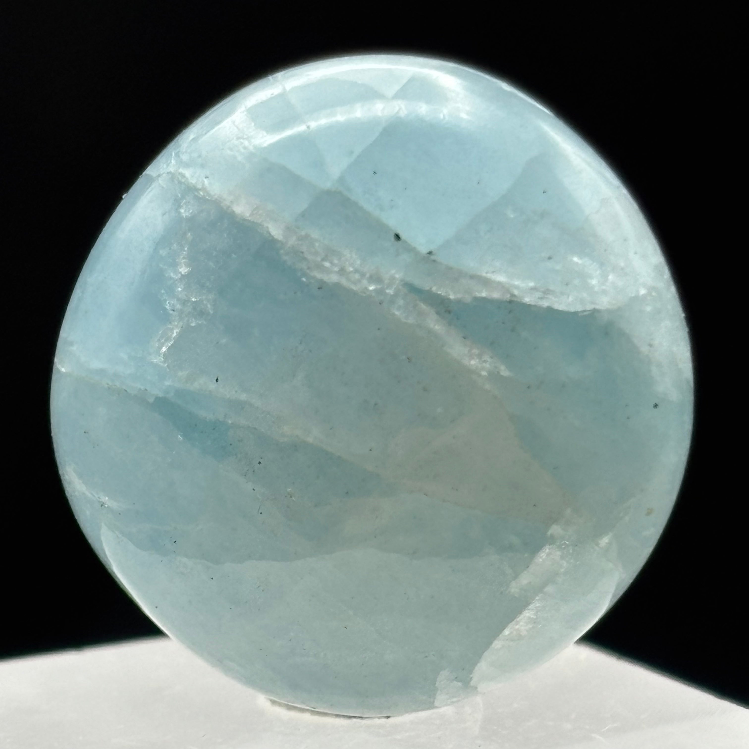 Aquamarine Magic Oval - 048