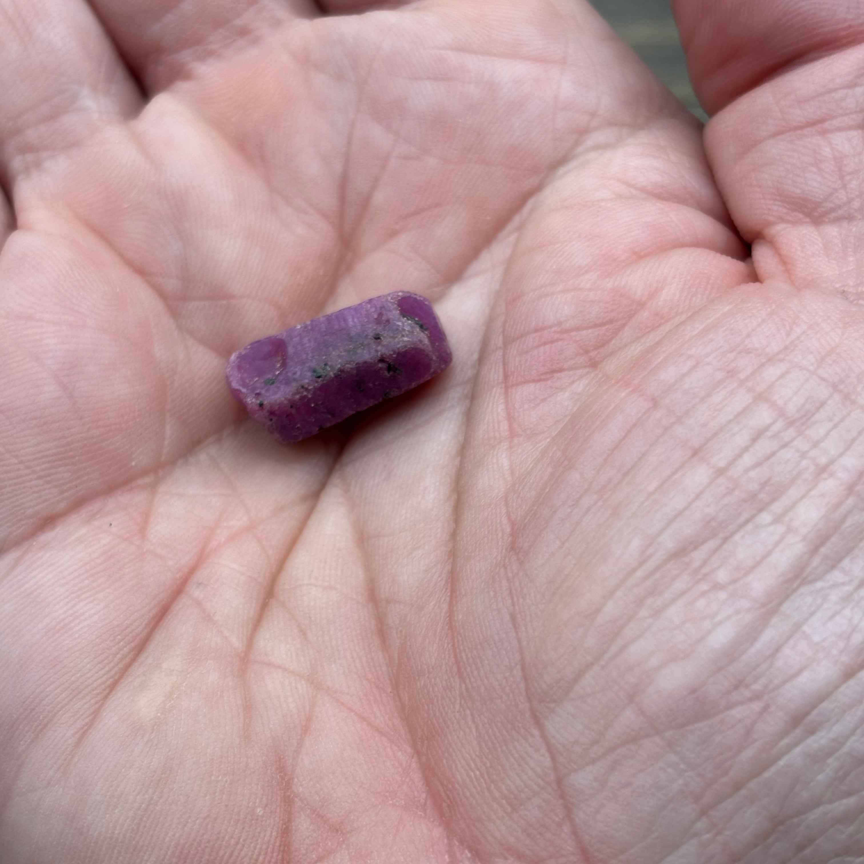 Natural Fluorescent Ruby Crystal - 138