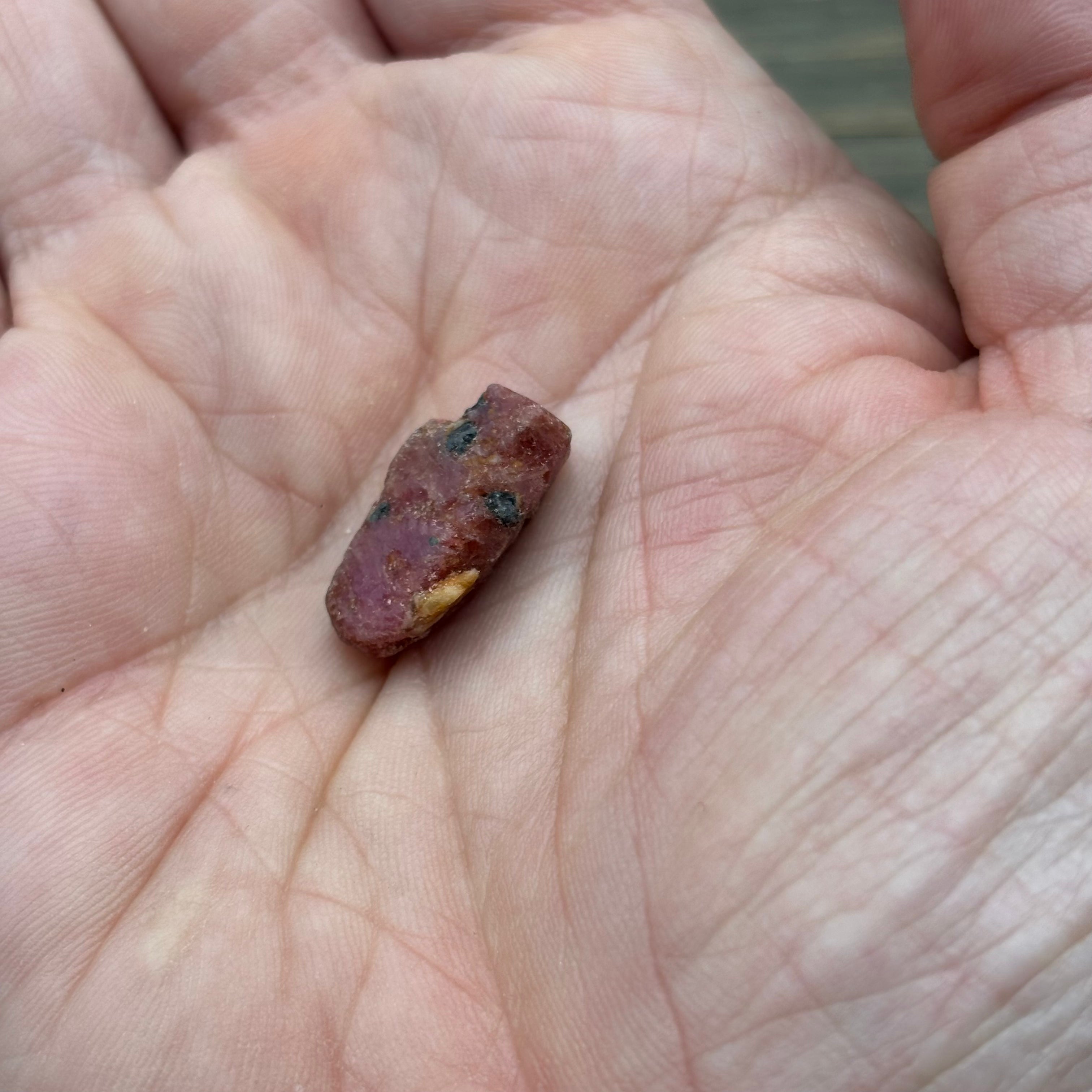 Natural Fluorescent Ruby Crystal - 139