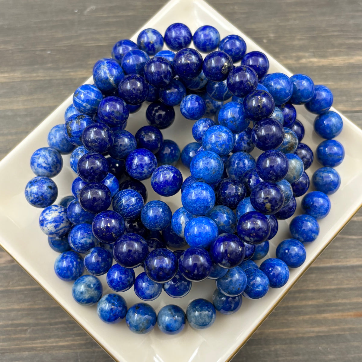 Lapis Lazuli Bracelet - Larger | Clarity Crystal Shop