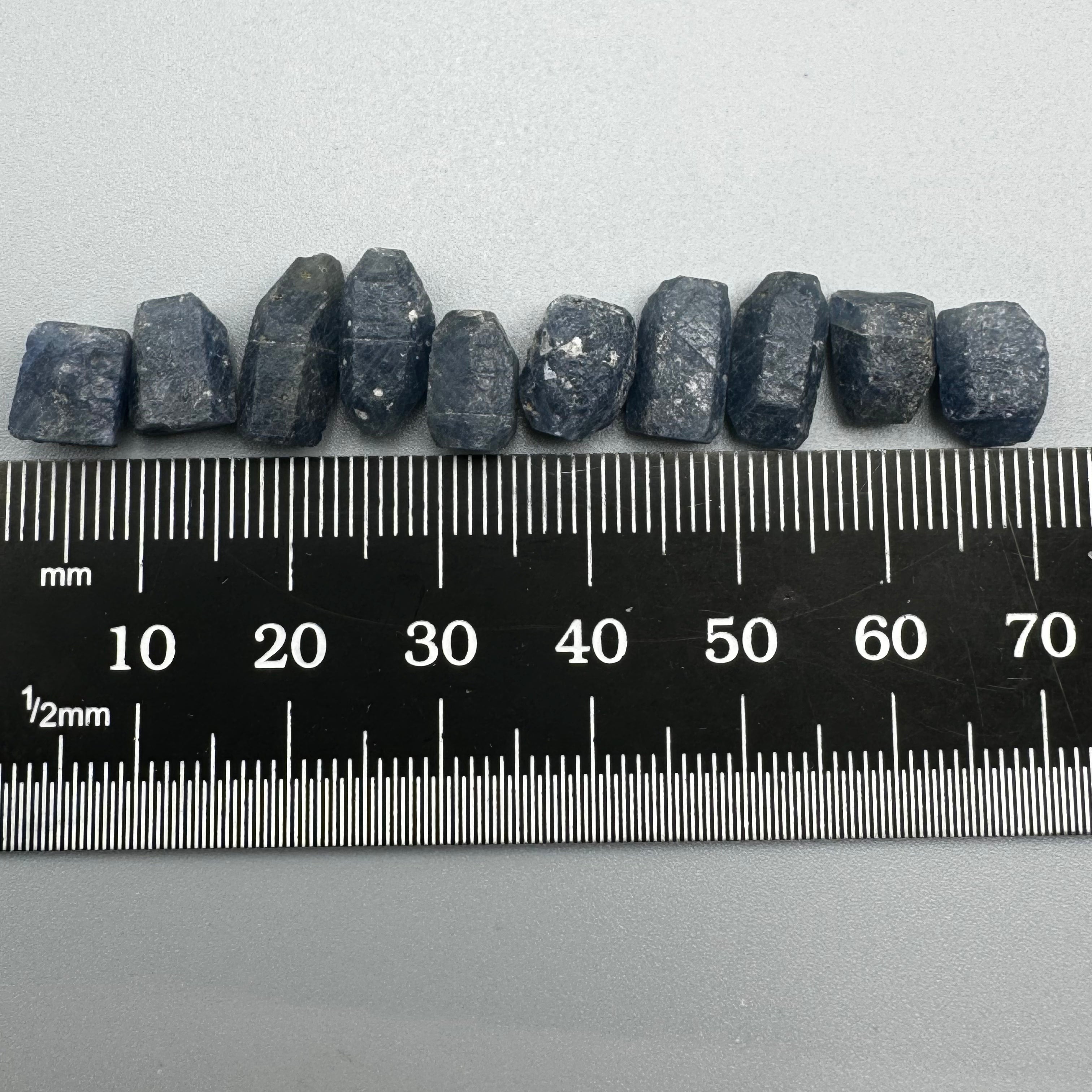 Blue Sapphire Point Pair