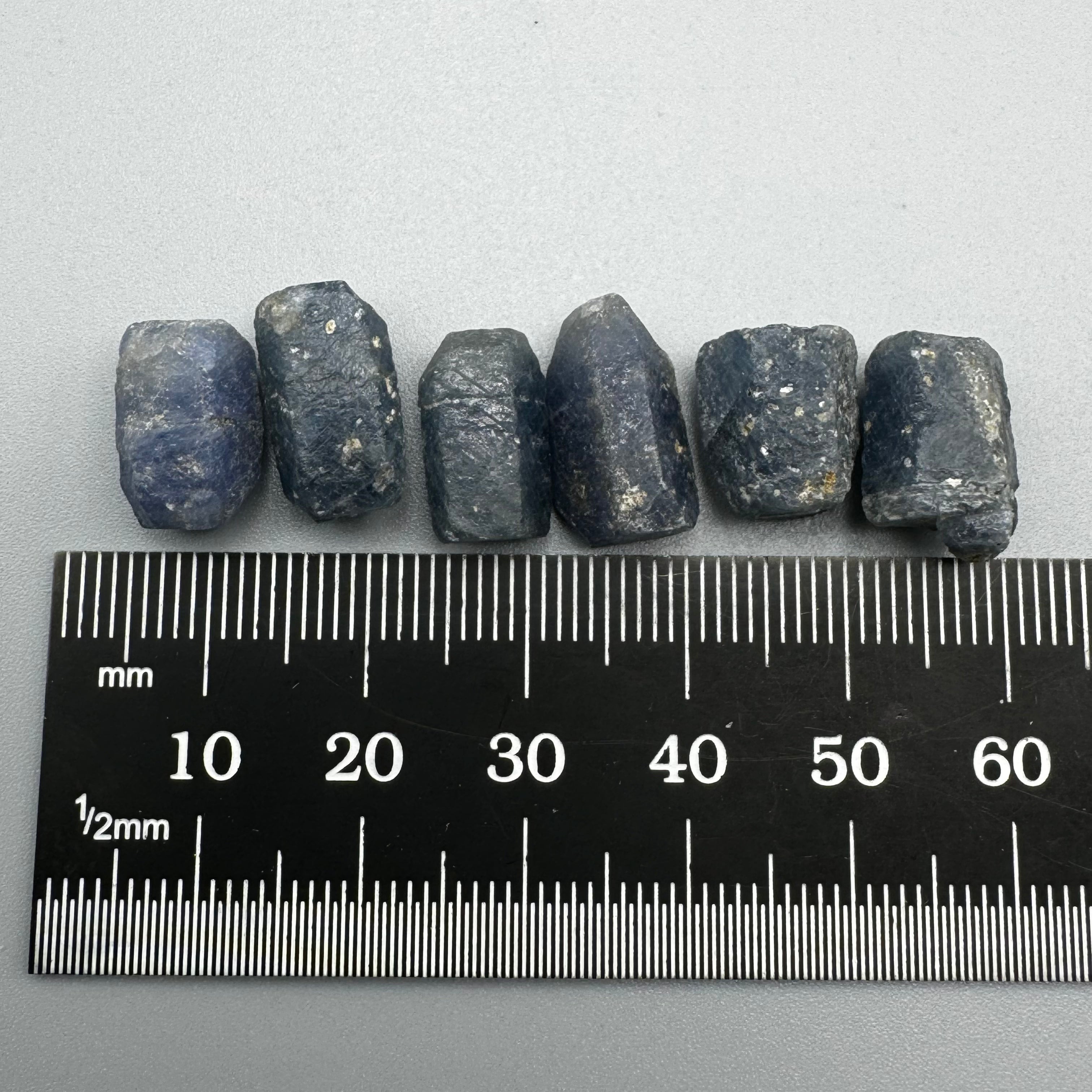 Blue Sapphire Point Pair