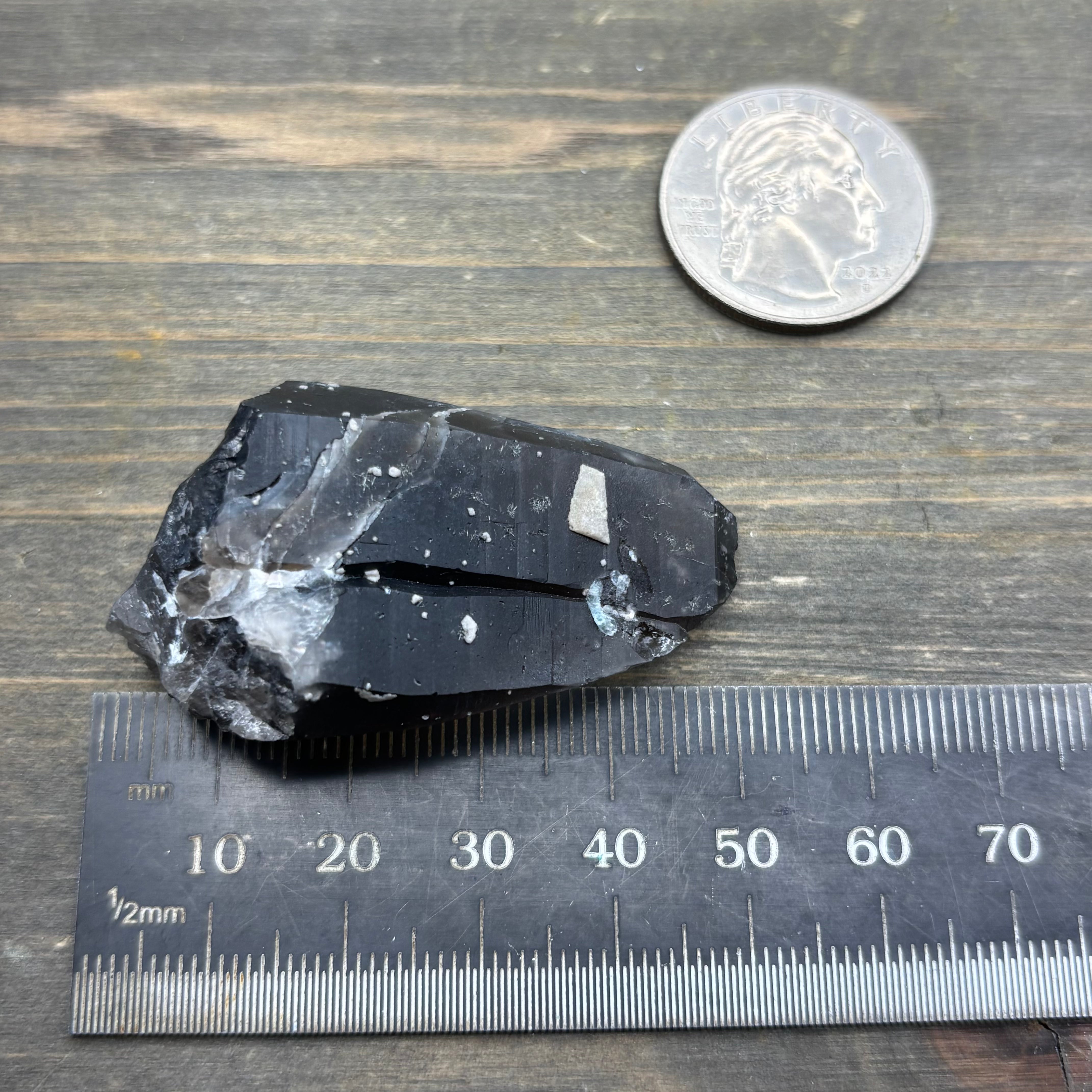Dark Smoky Quartz Whole Crystal - 020