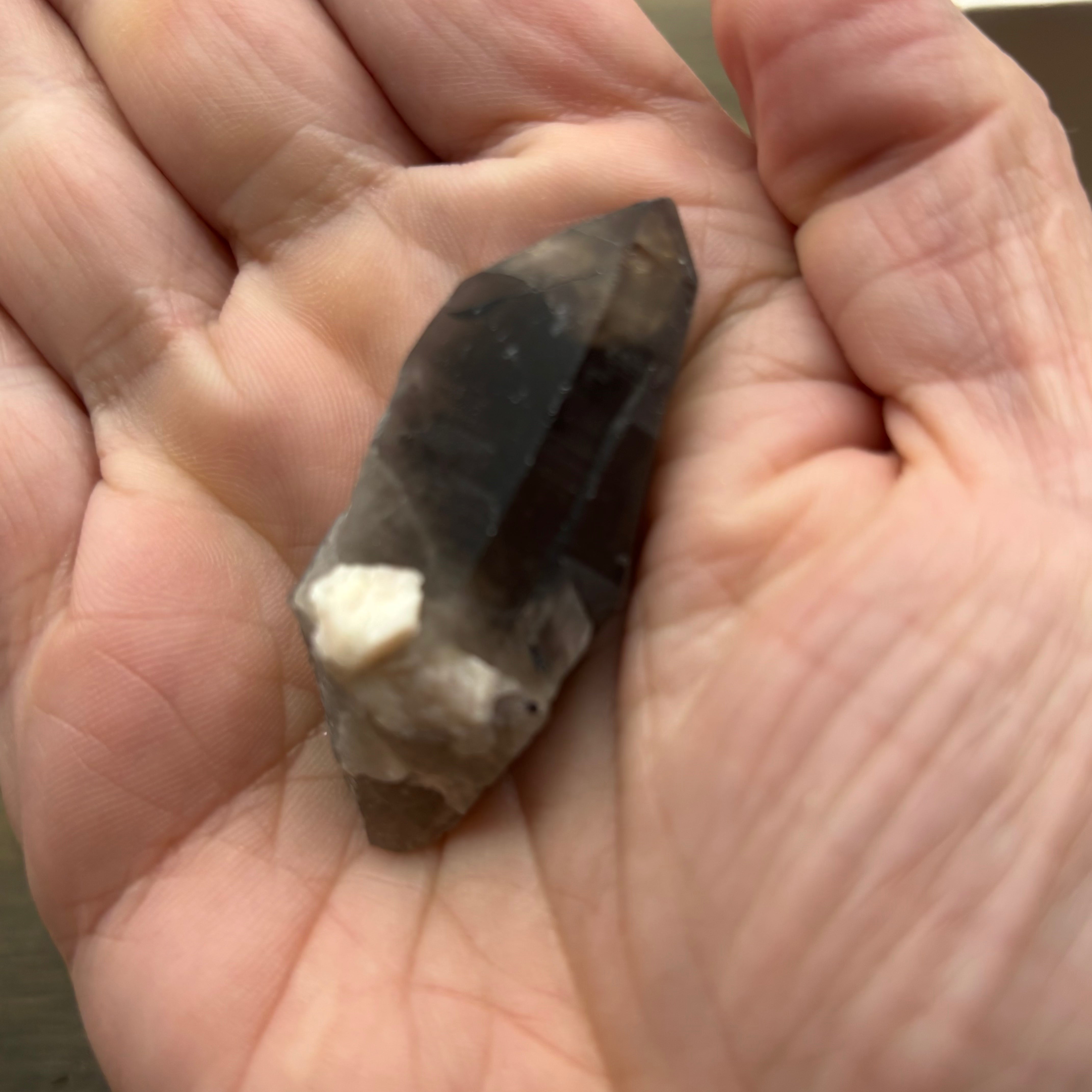 Dark Smoky Quartz Whole Crystal - 022