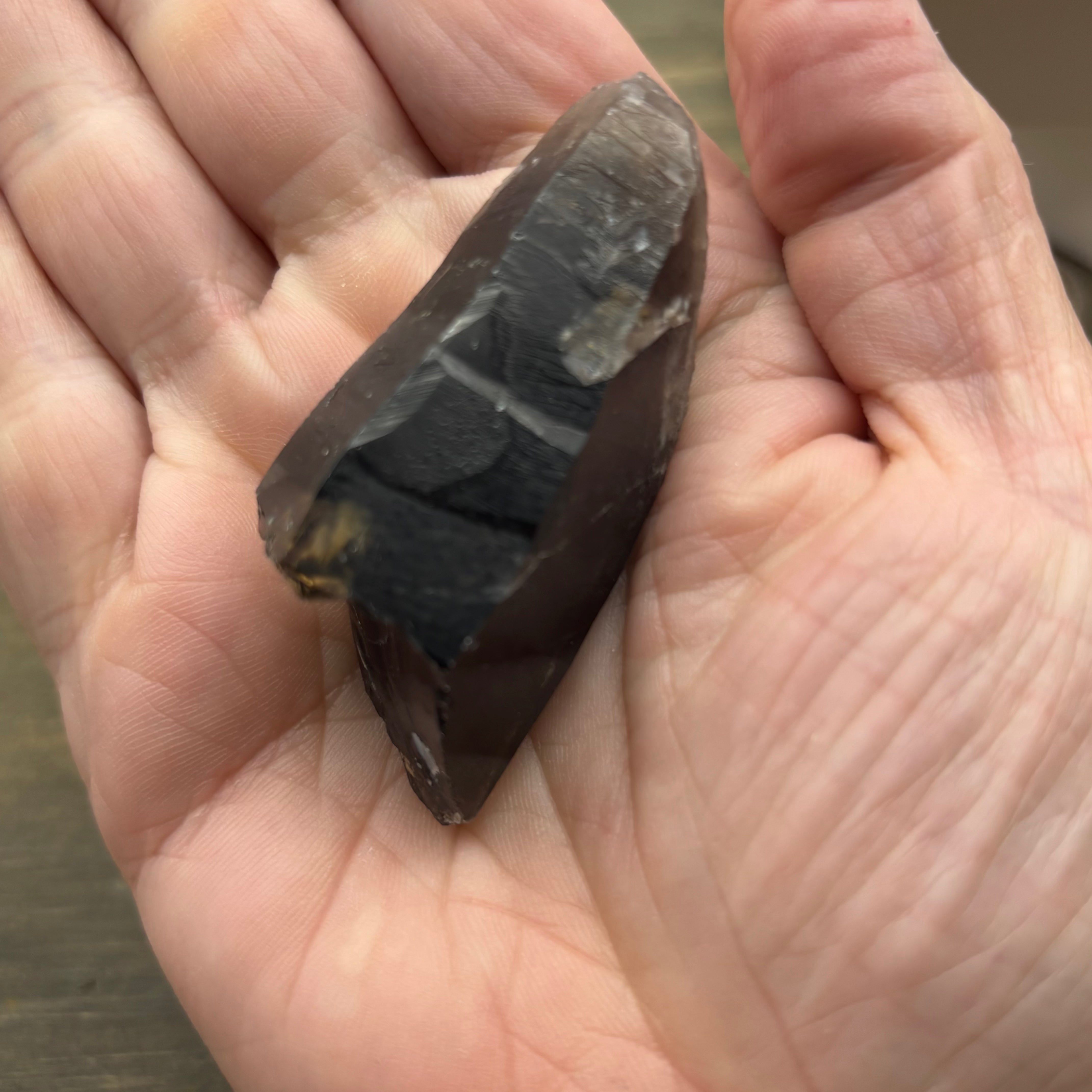 Dark Smoky Quartz Whole Crystal - 025