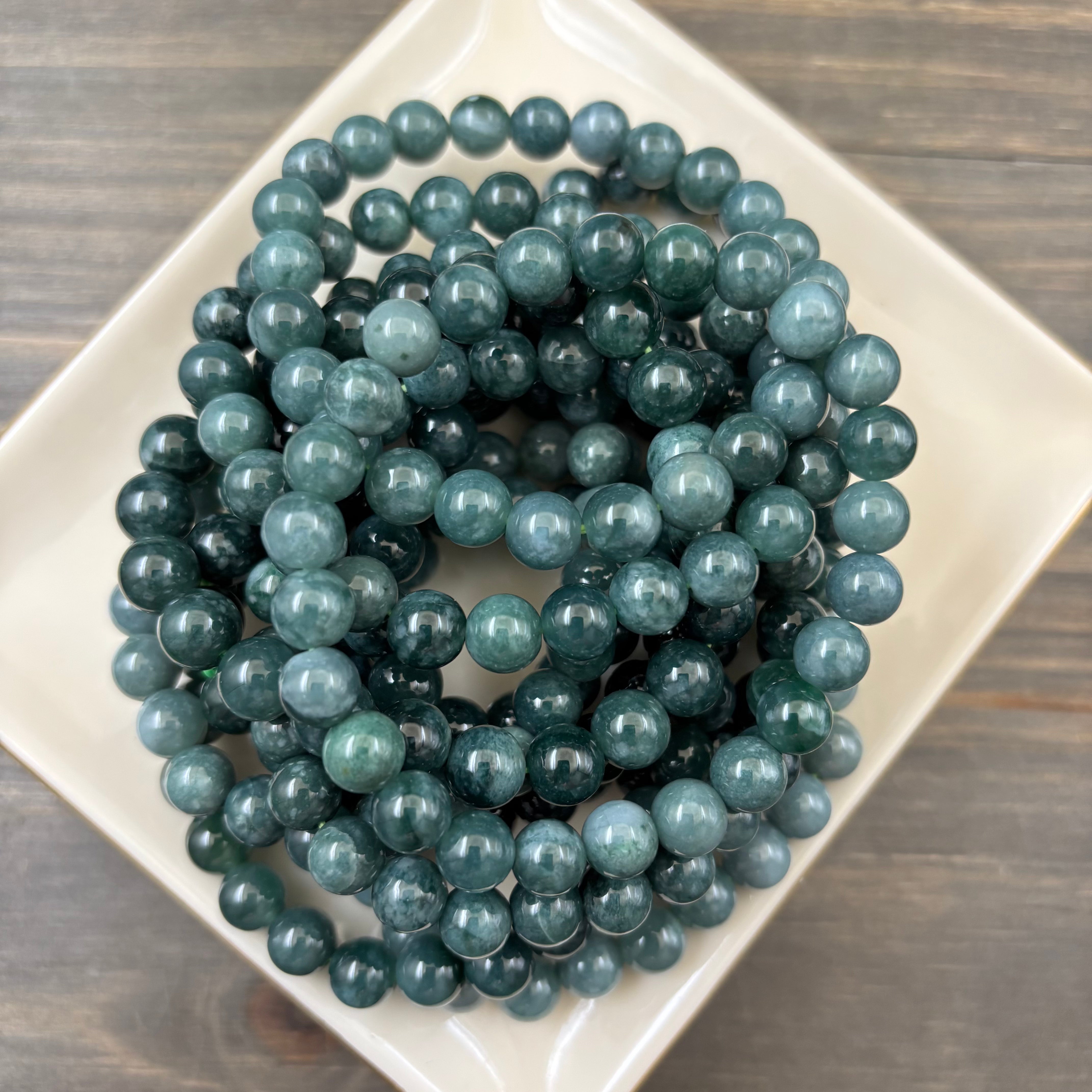 Mayan Blue Jade Bracelet