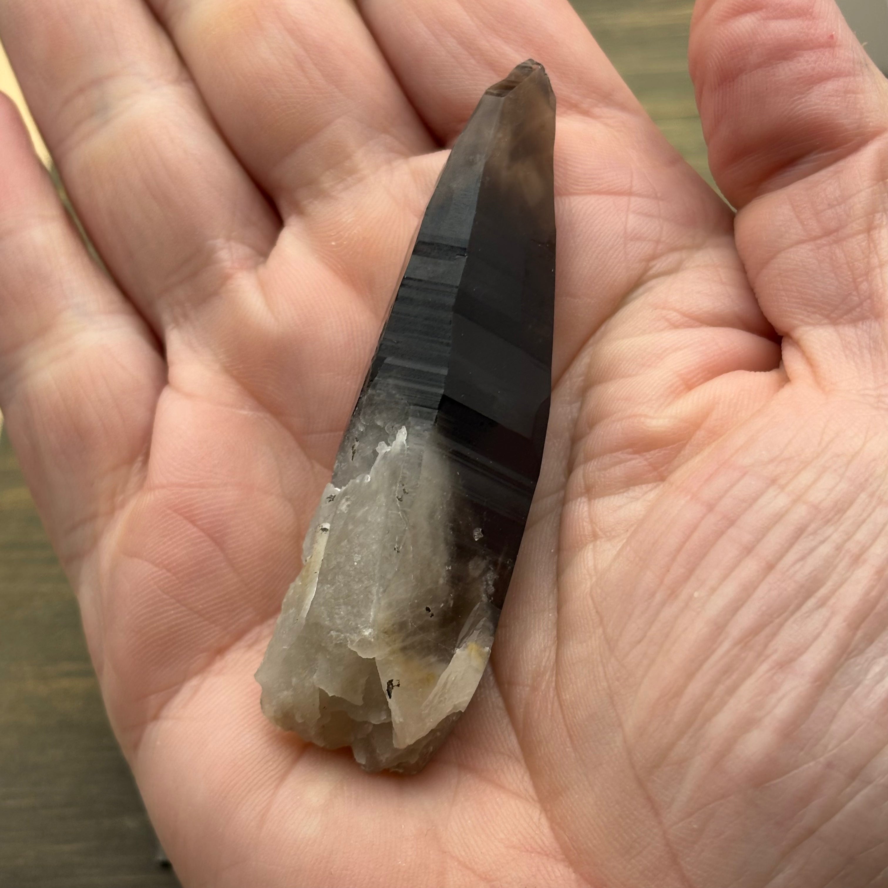 Dark Smoky Quartz Whole Crystal - 026