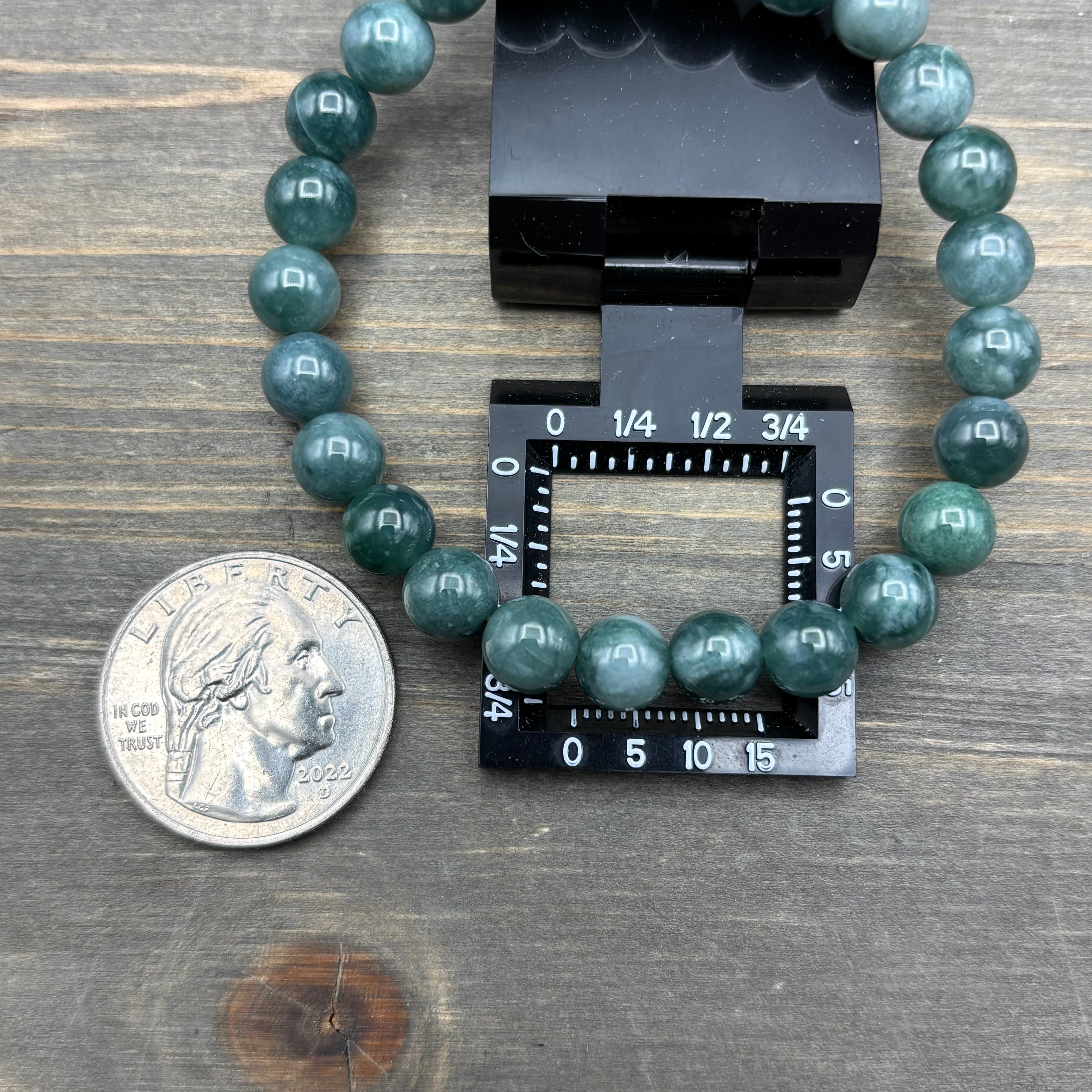 Mayan Blue Jade Bracelet
