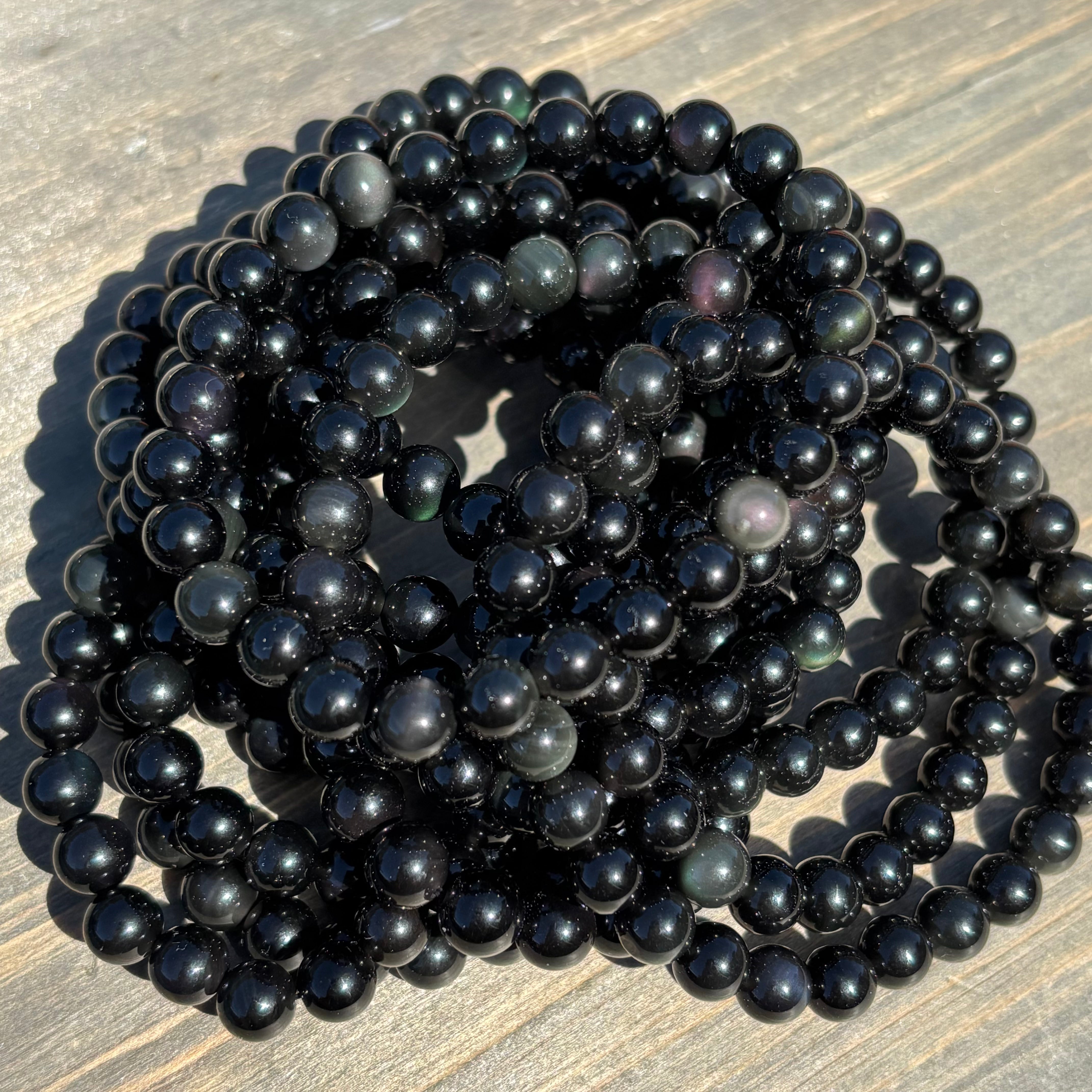 Rainbow Obsidian Bracelet