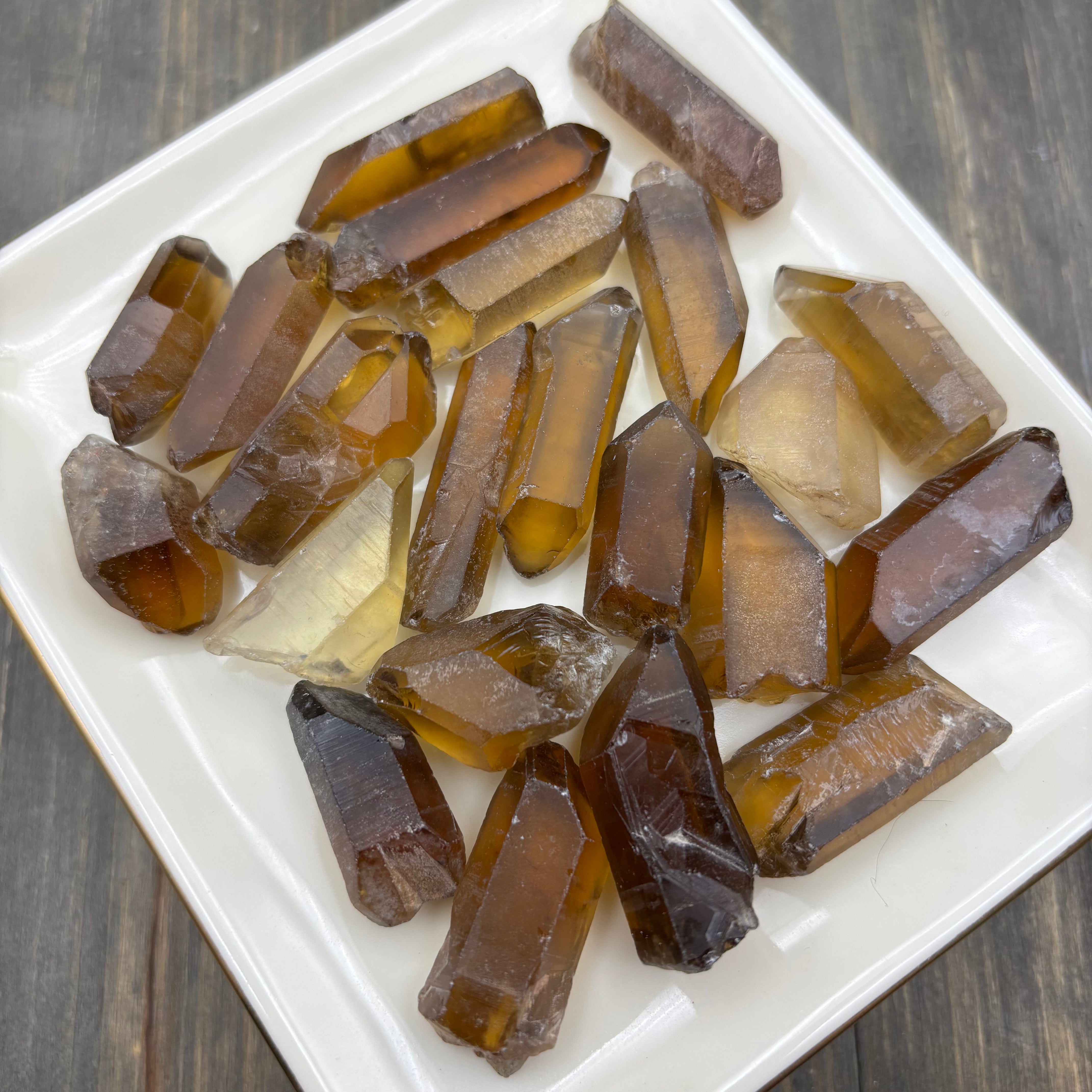 Natural Citrine for Pure Quartz Test Tube