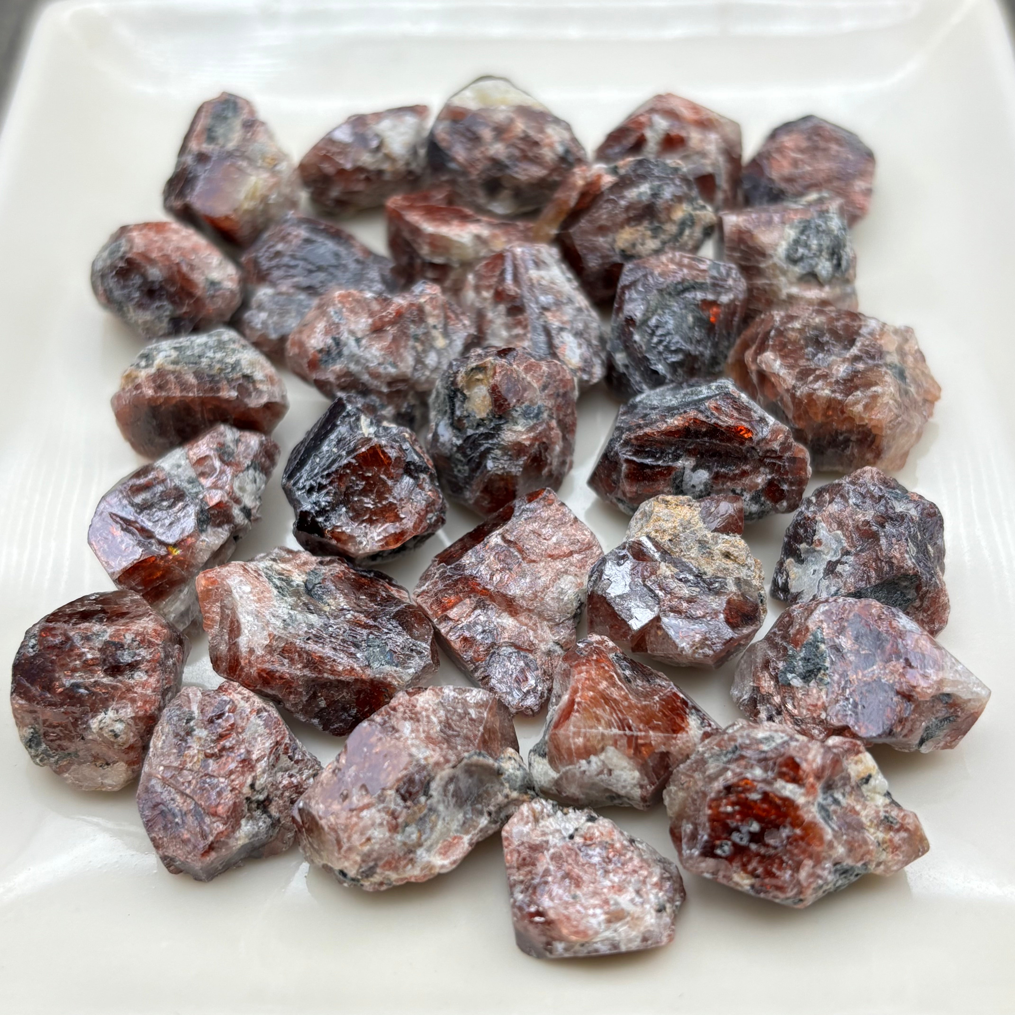 Red Zircon Crystal