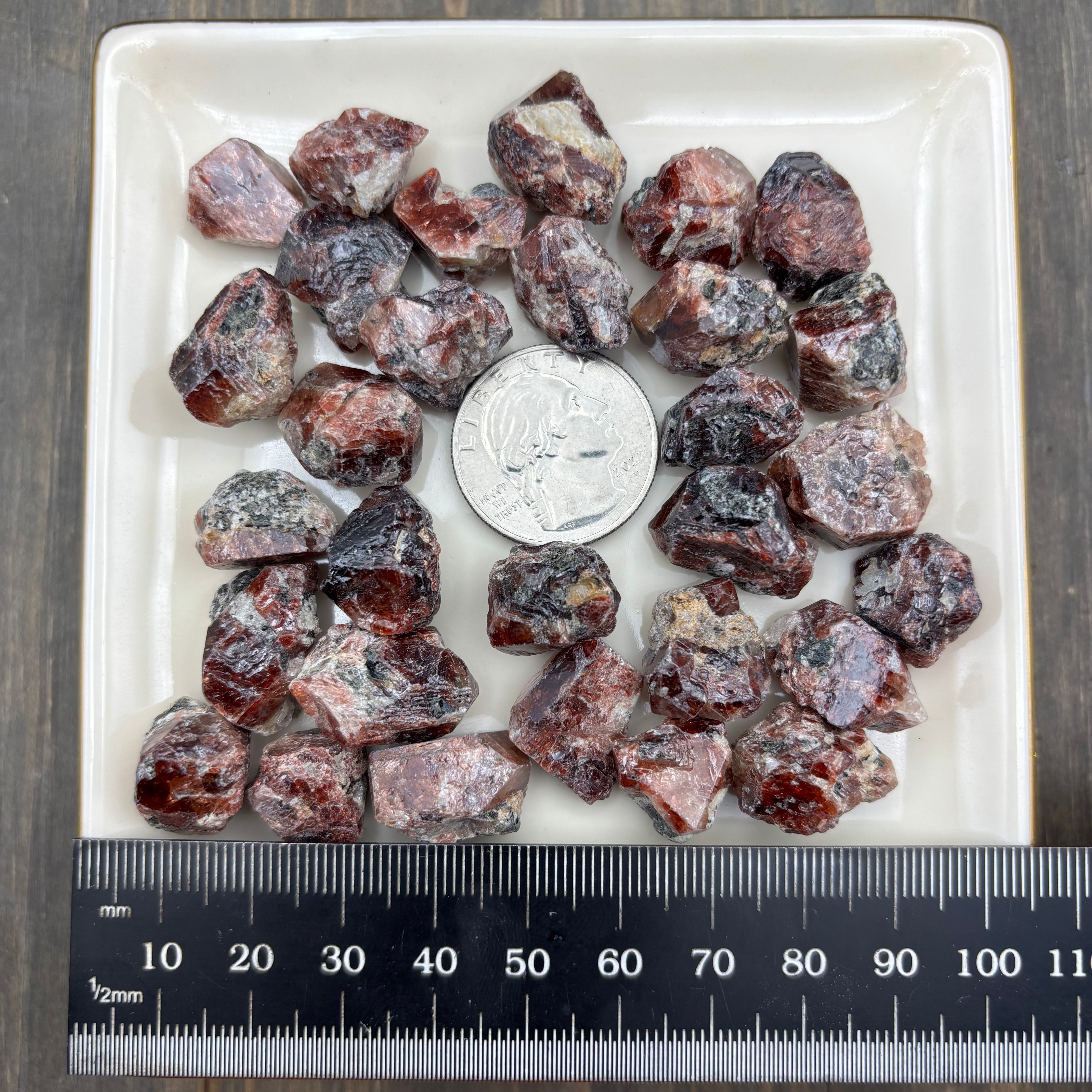 Red Zircon Crystal