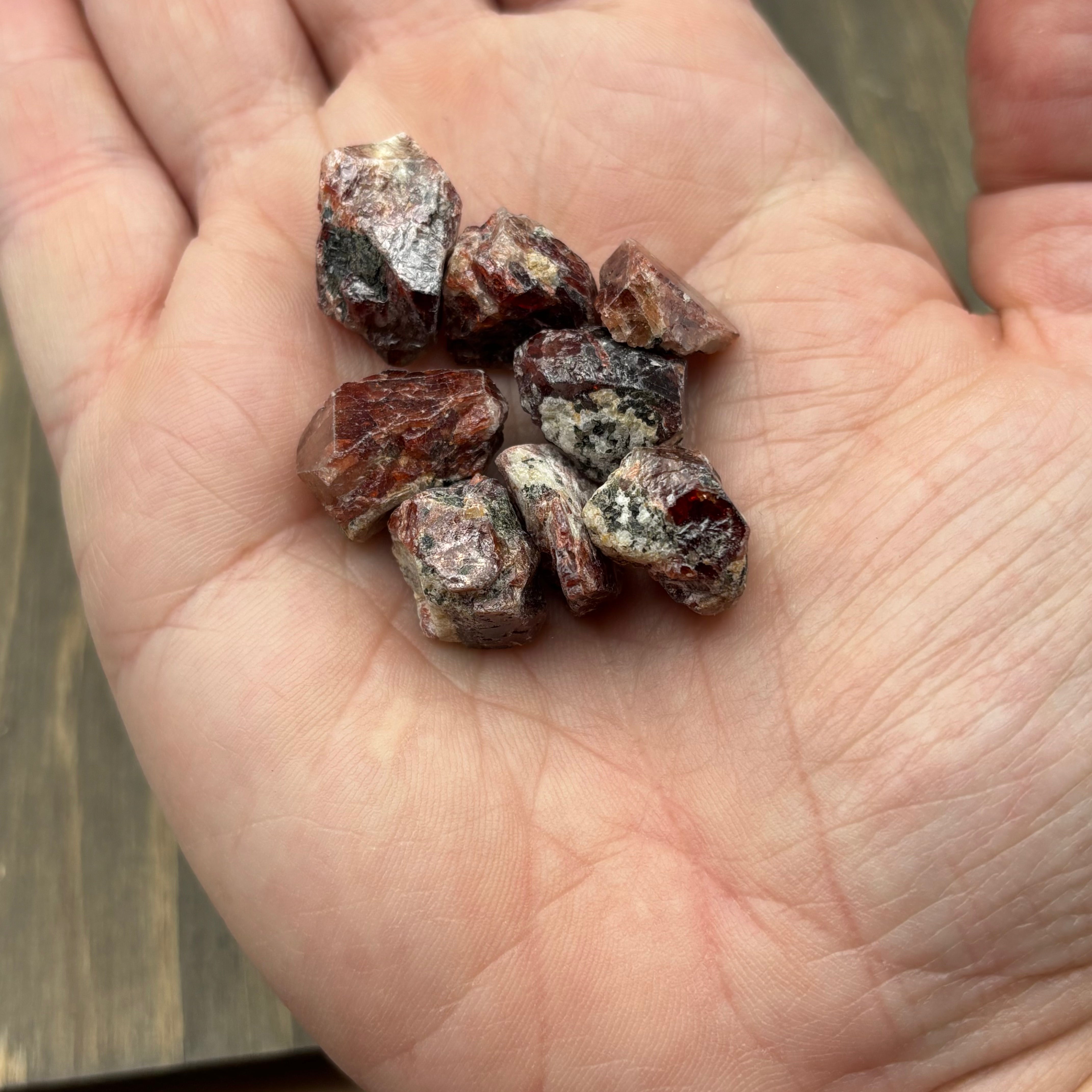 Red Zircon Crystal