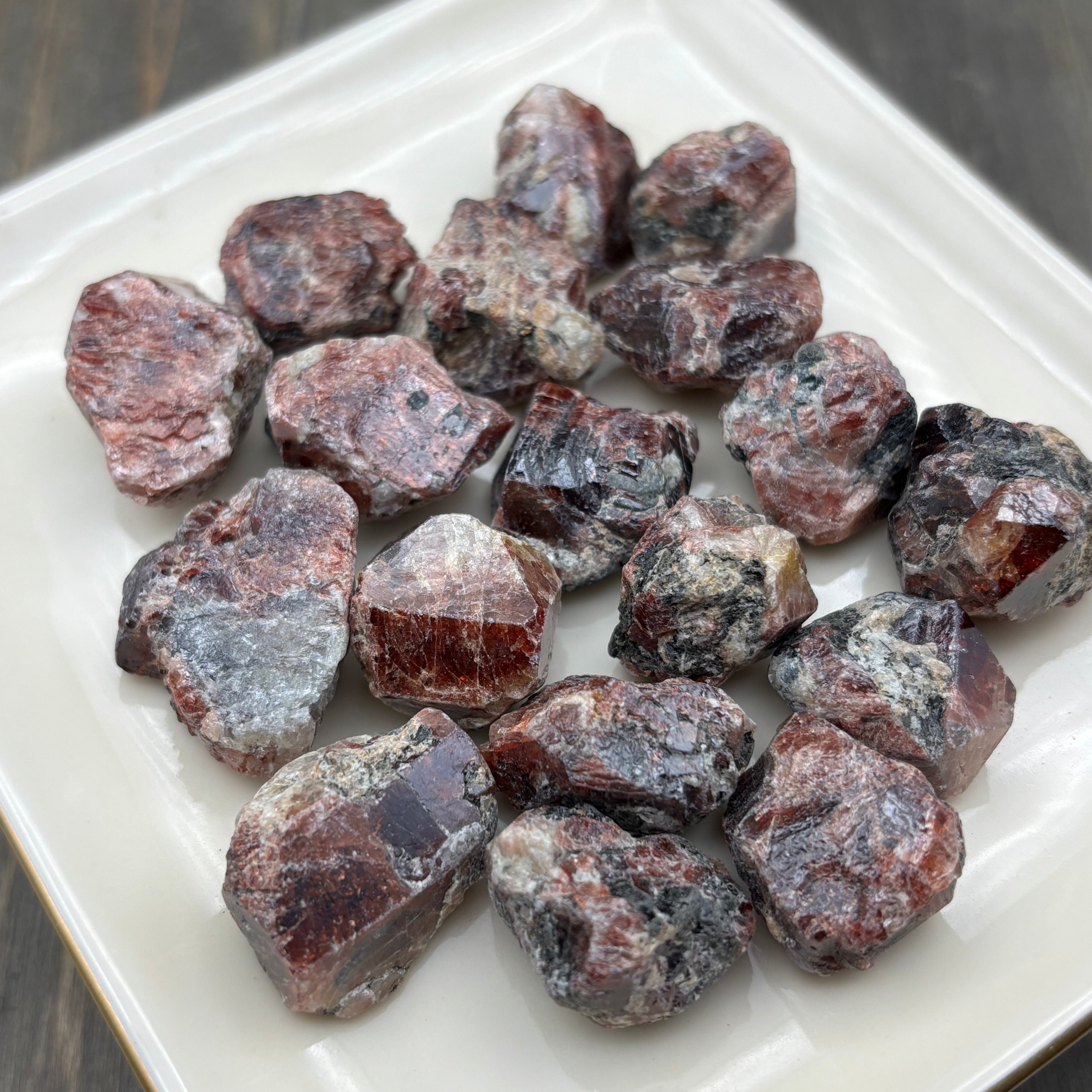 Red Zircon Crystal