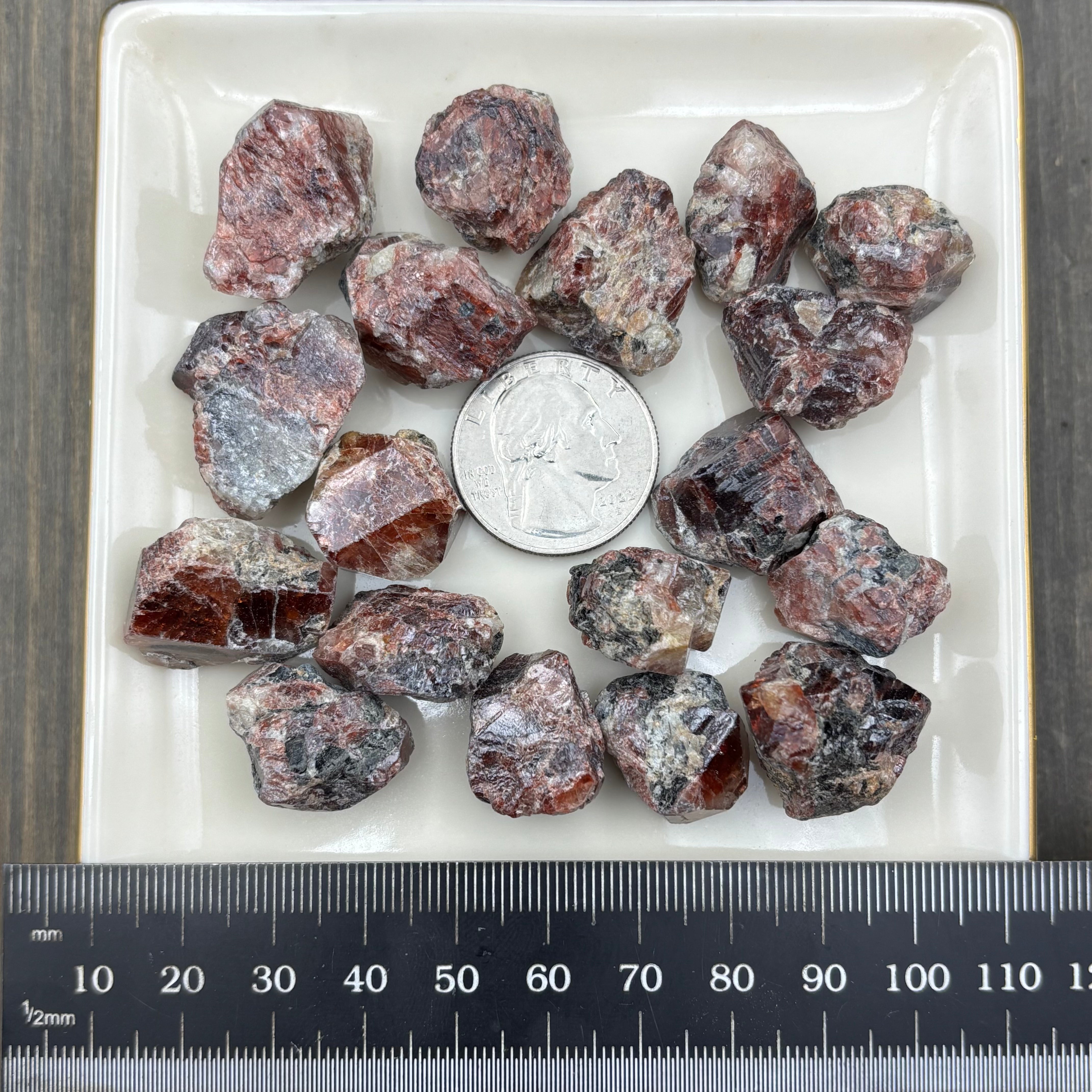 Red Zircon Crystal