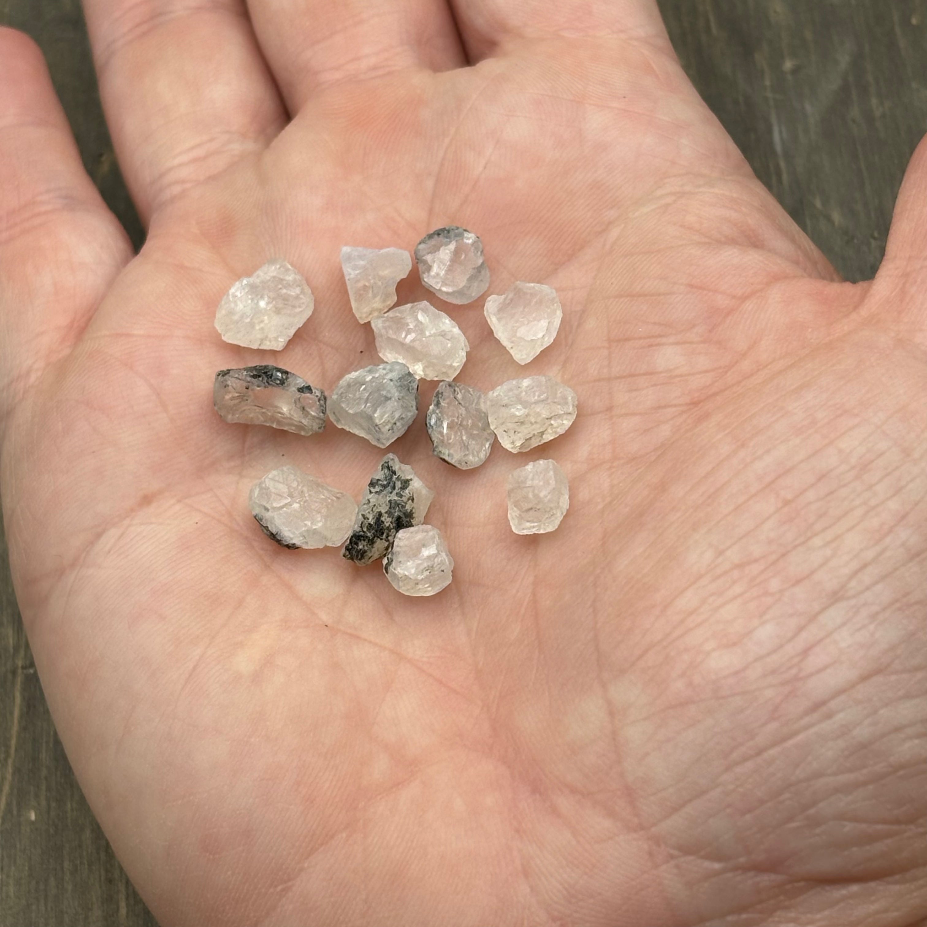 Rough Moonstone Crystal for Pure Quartz Test Tube