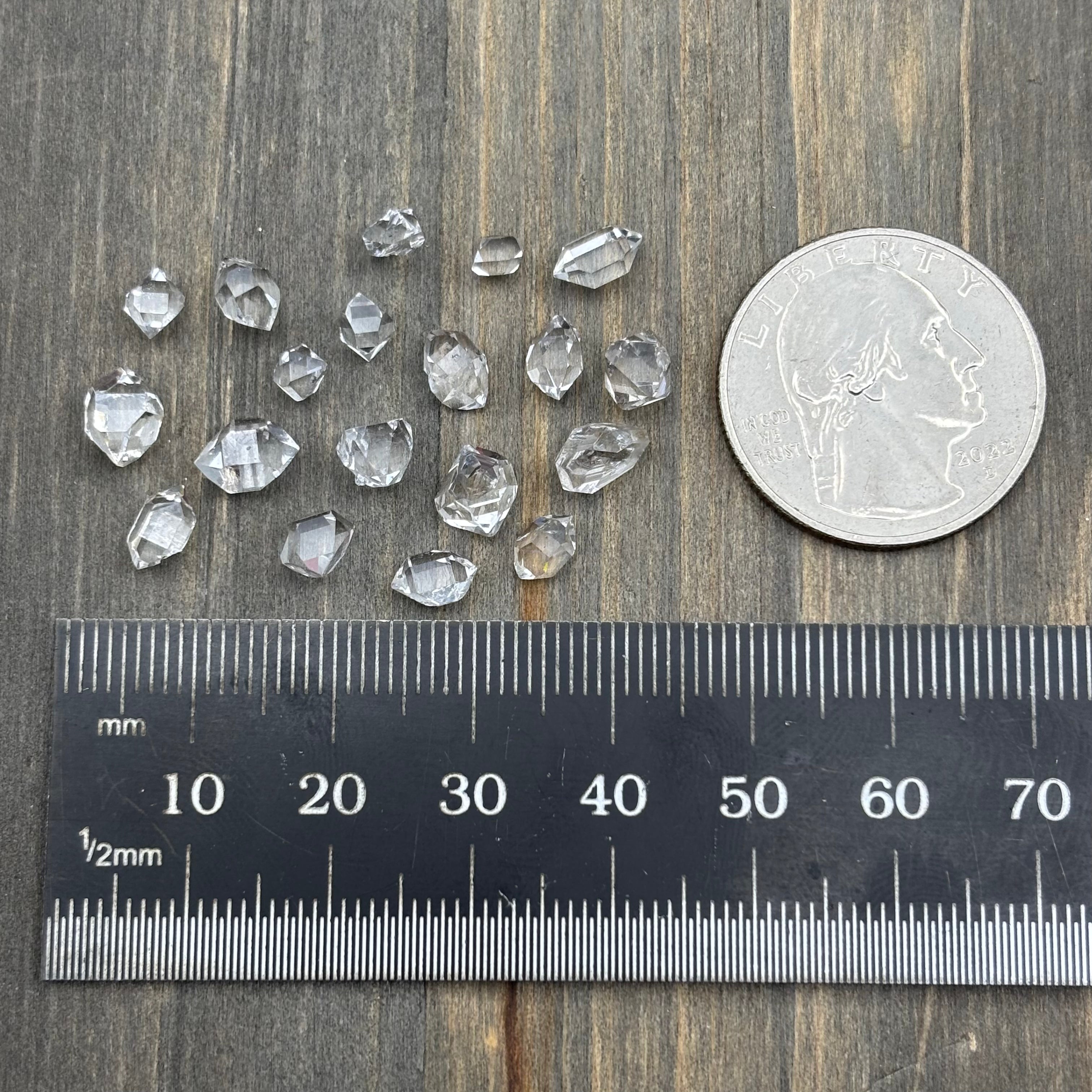 Herkimer Diamond for Pure Quartz Test Tube