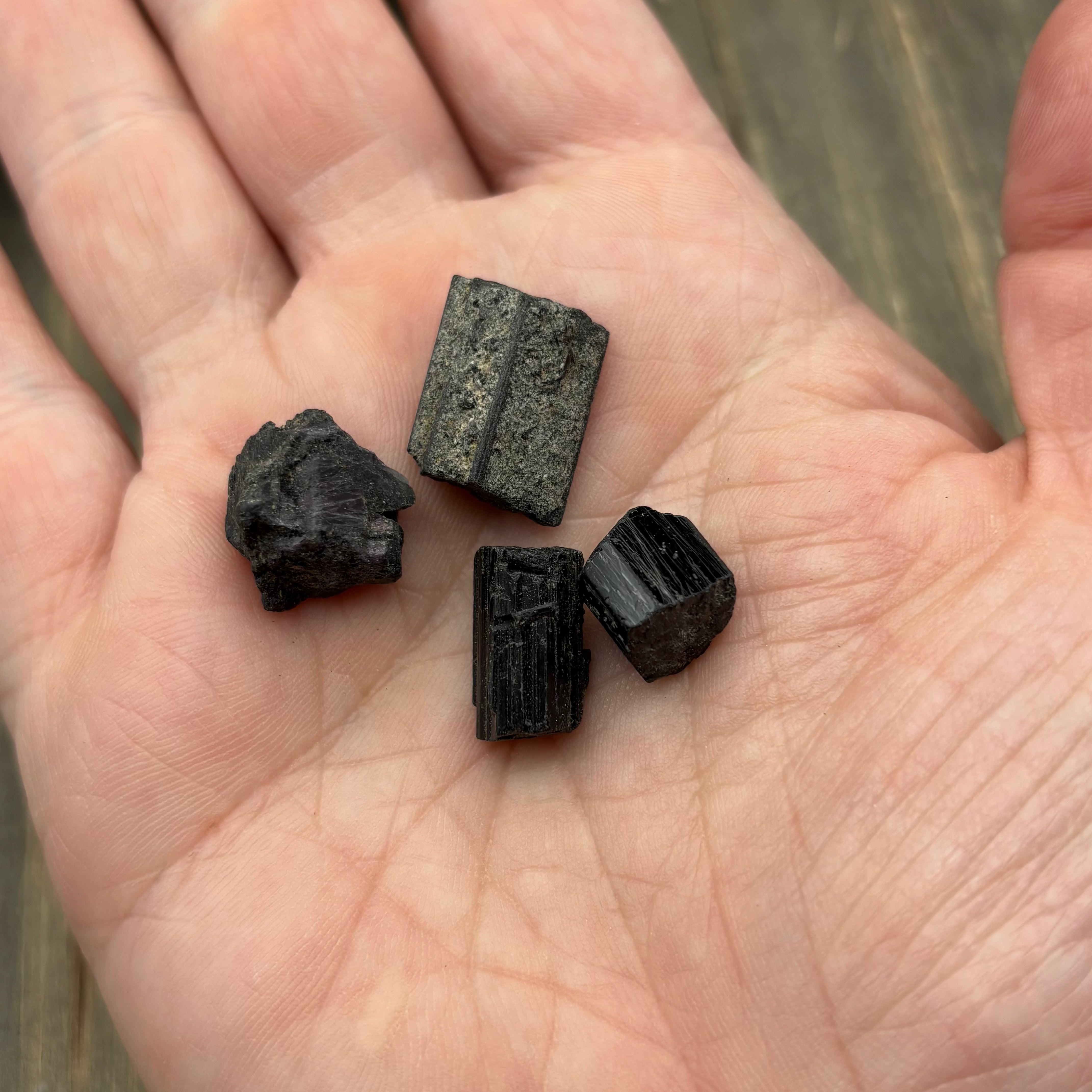 Black Tourmaline for Pure Quartz Test Tube