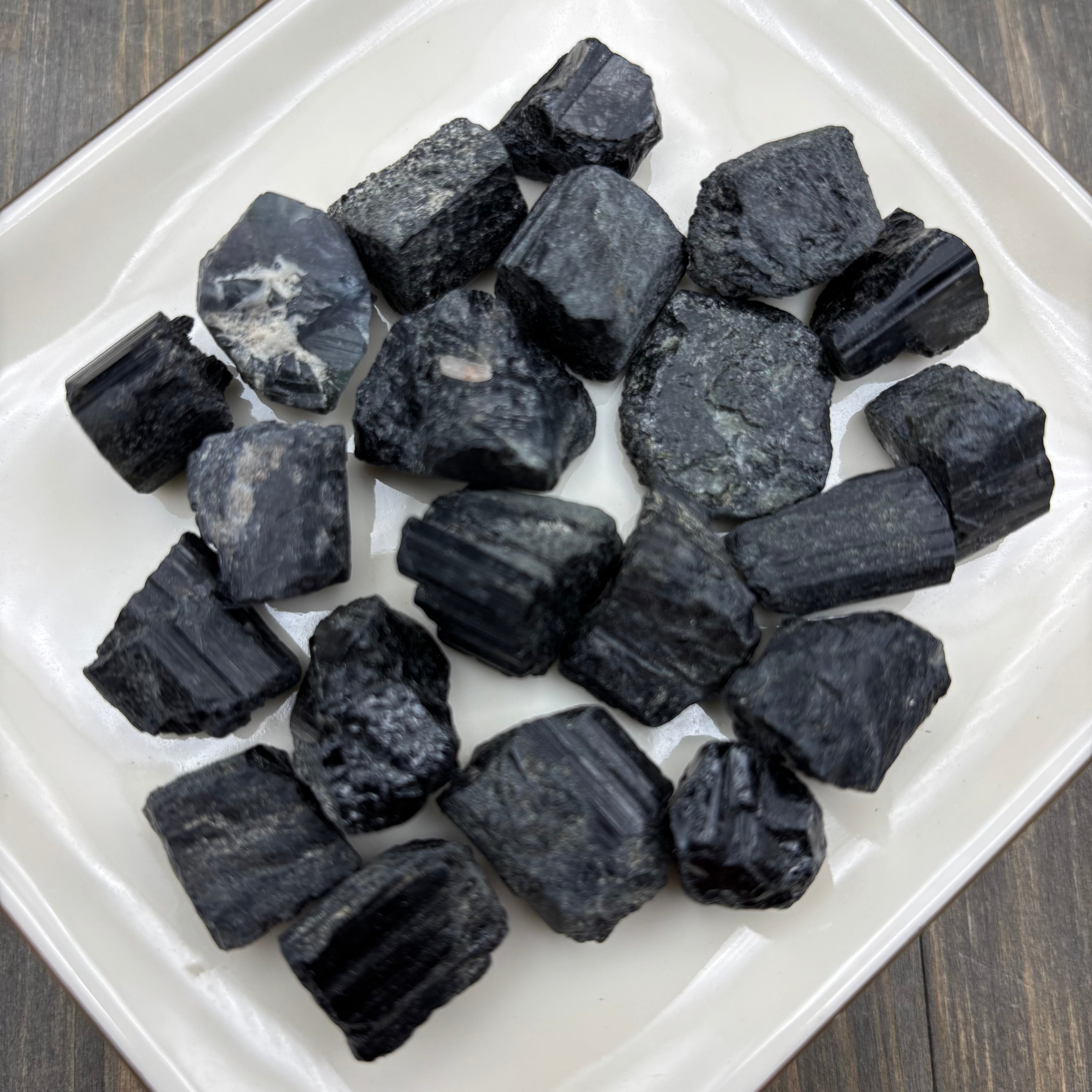 Black Tourmaline for Pure Quartz Test Tube