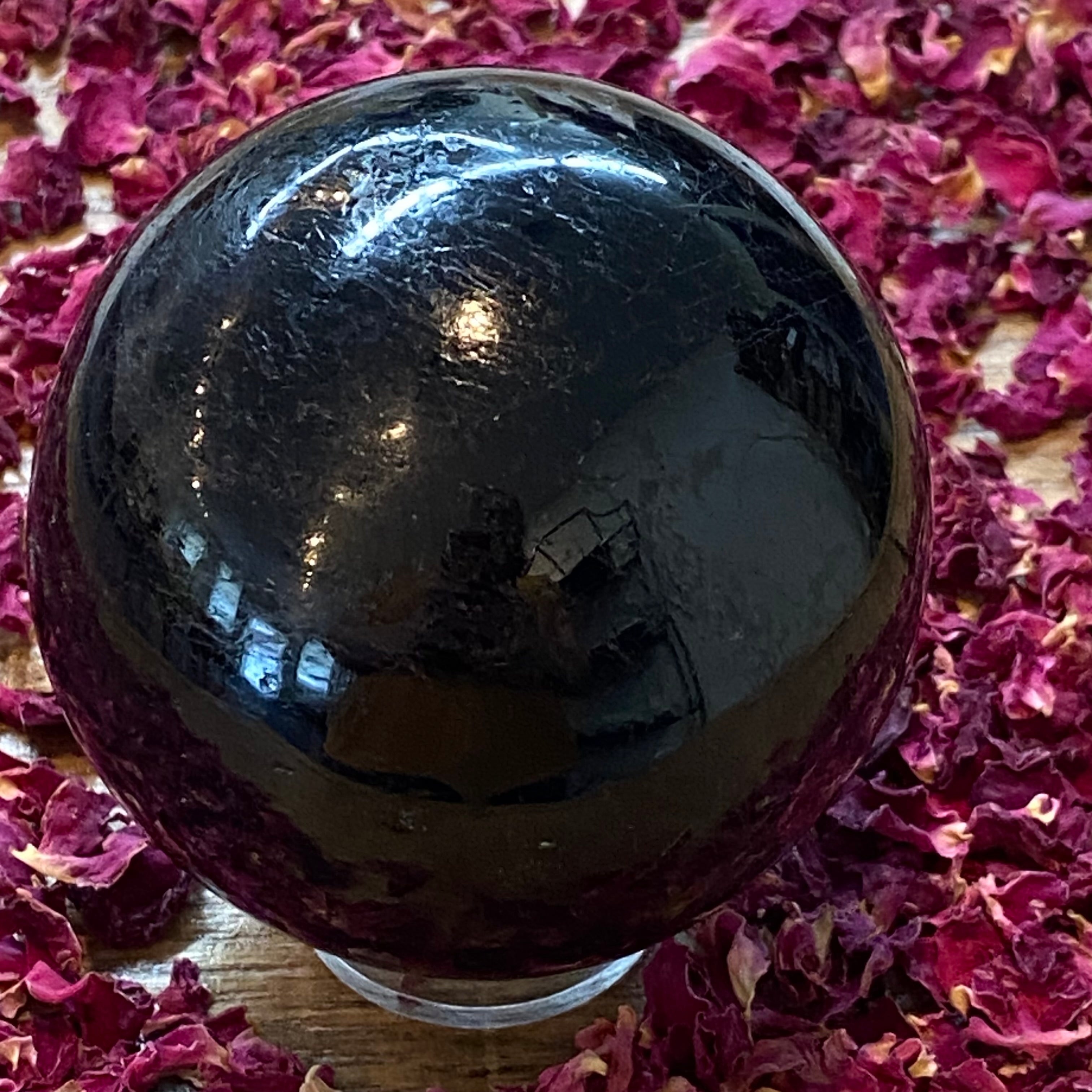 Black Tourmaline Sphere - 020