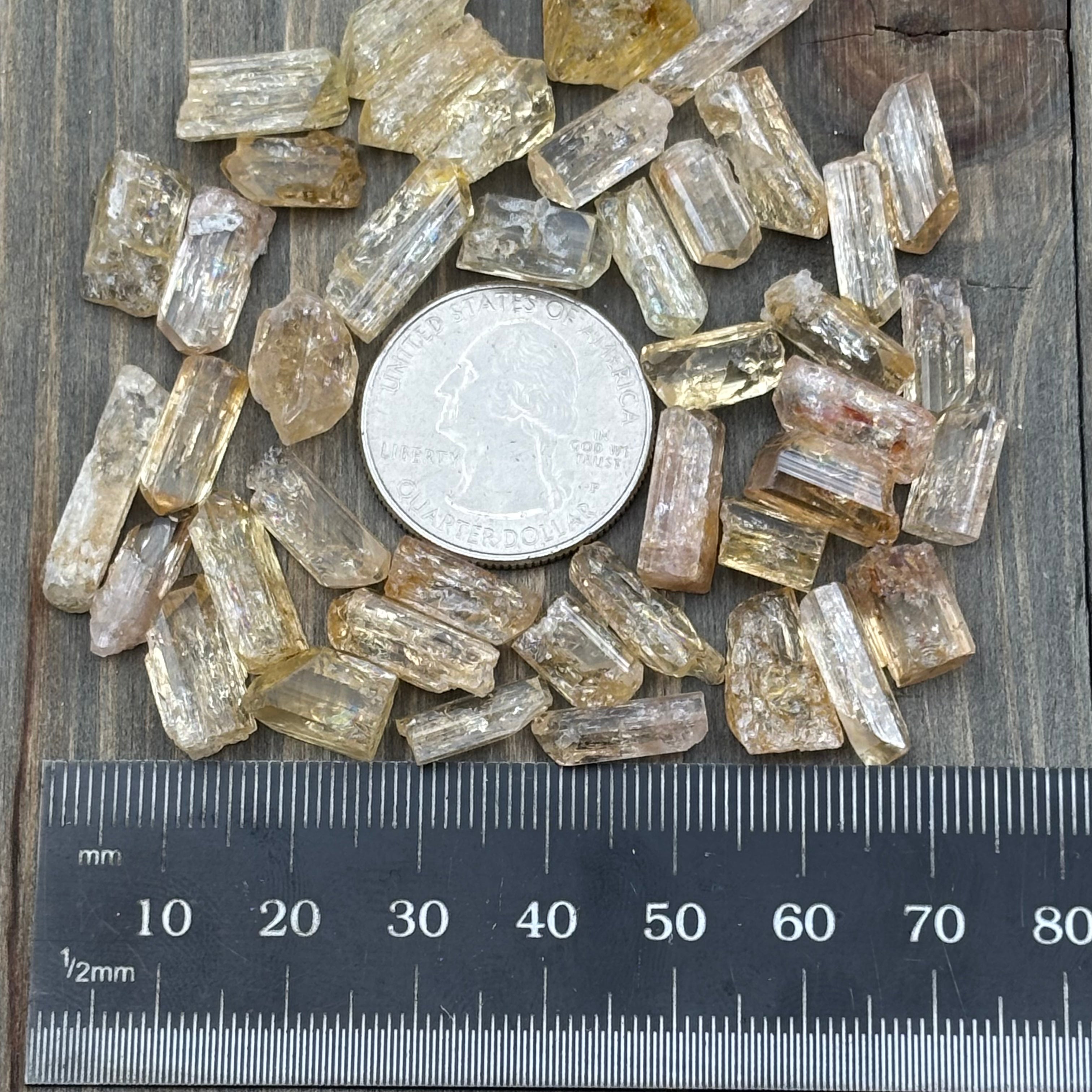 Imperial Topaz for Pure Quartz Test Tube