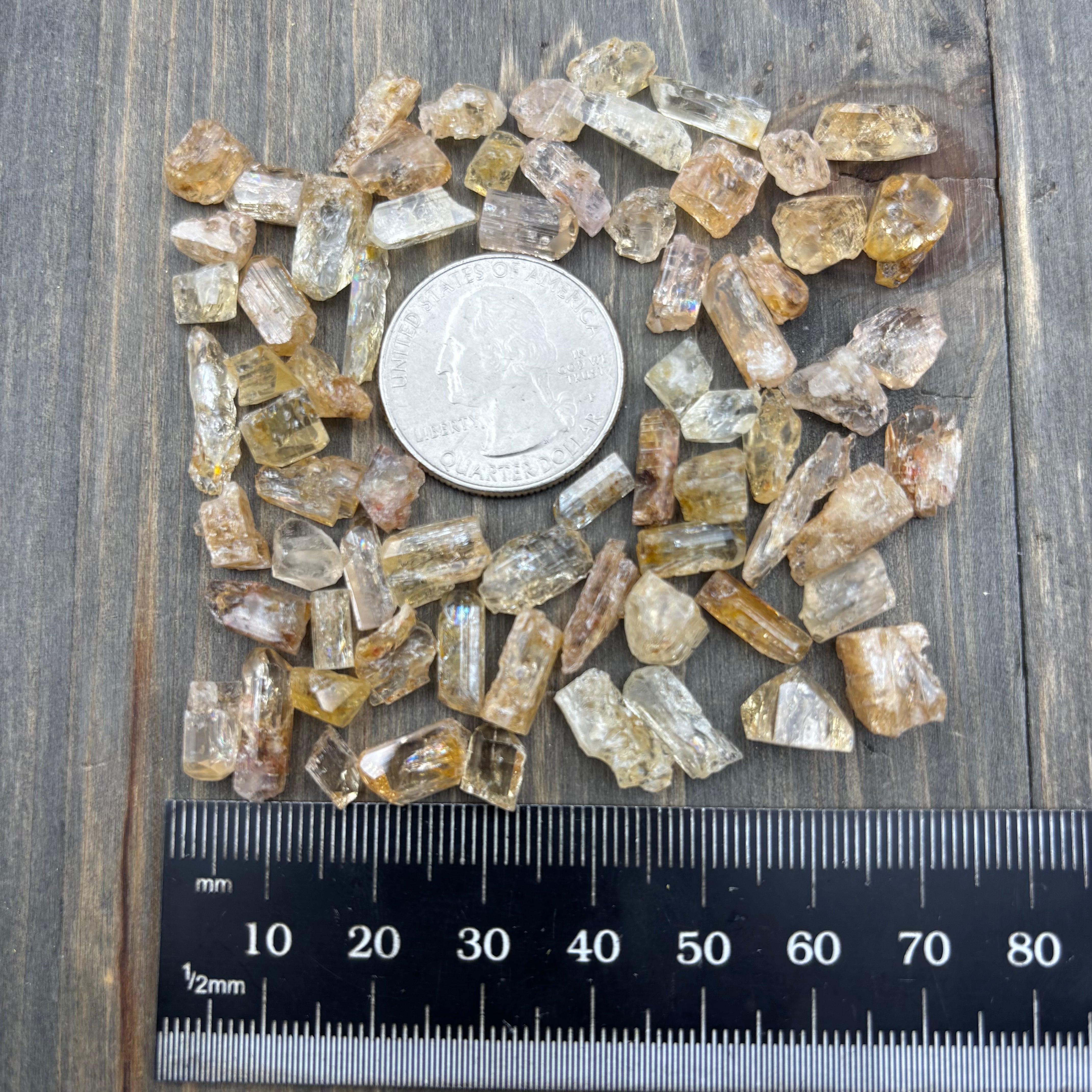 Imperial Topaz for Pure Quartz Test Tube