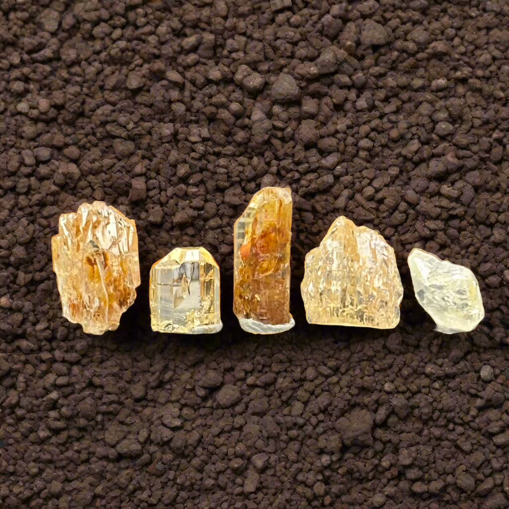 Imperial Topaz for Pure Quartz Test Tube