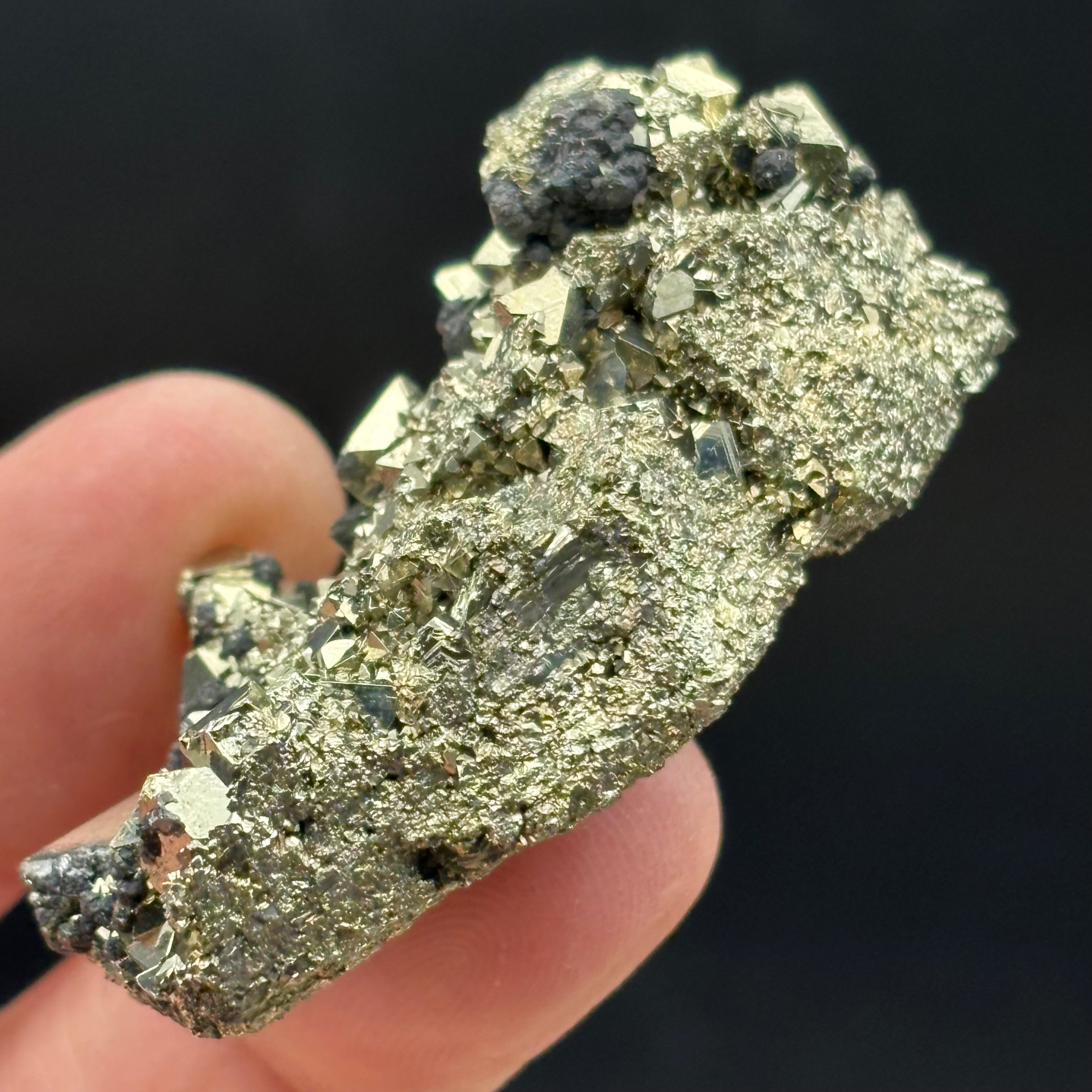 Peruvian Pyrite Crystal - 258