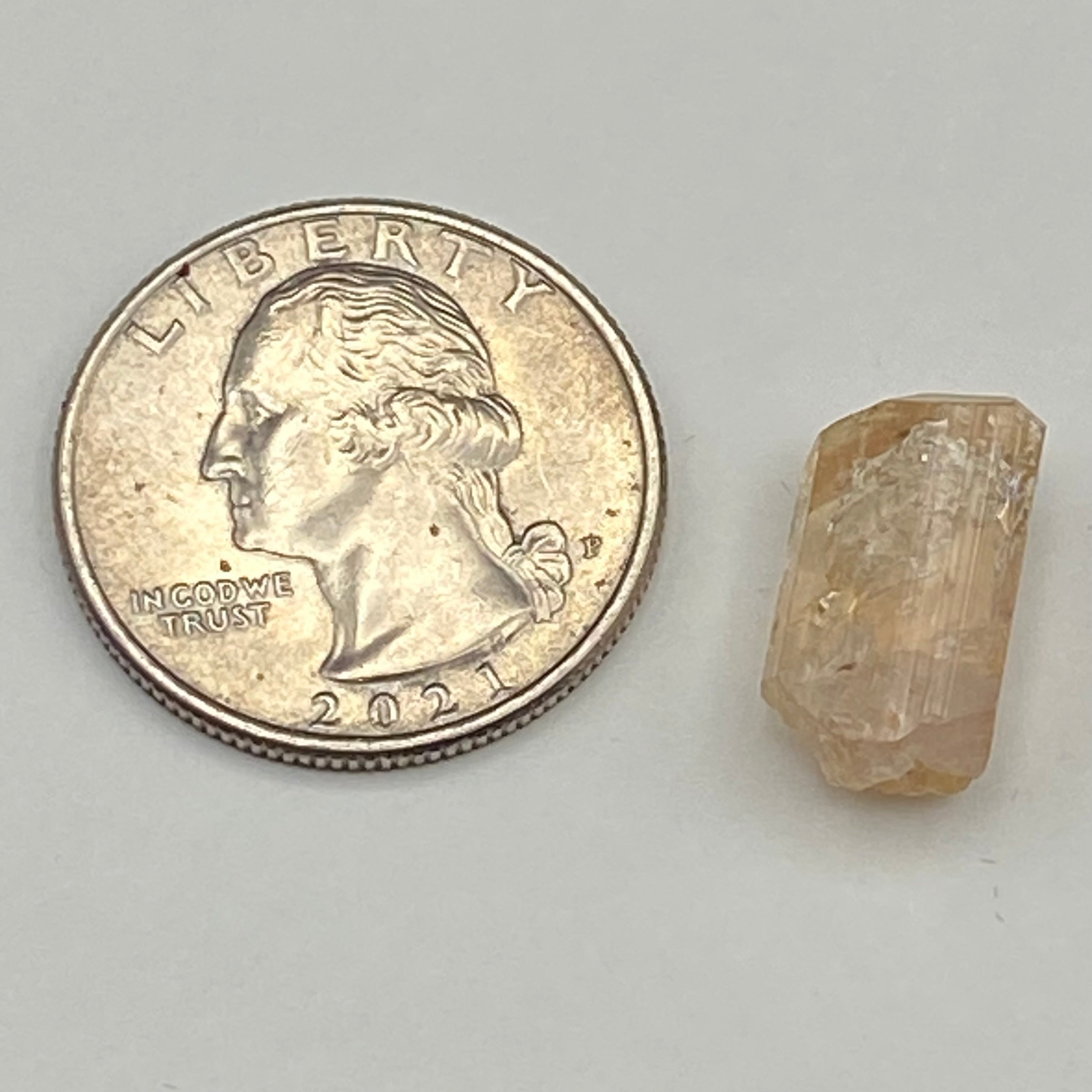 Imperial Topaz Natural Full Terminated Crystal - 161
