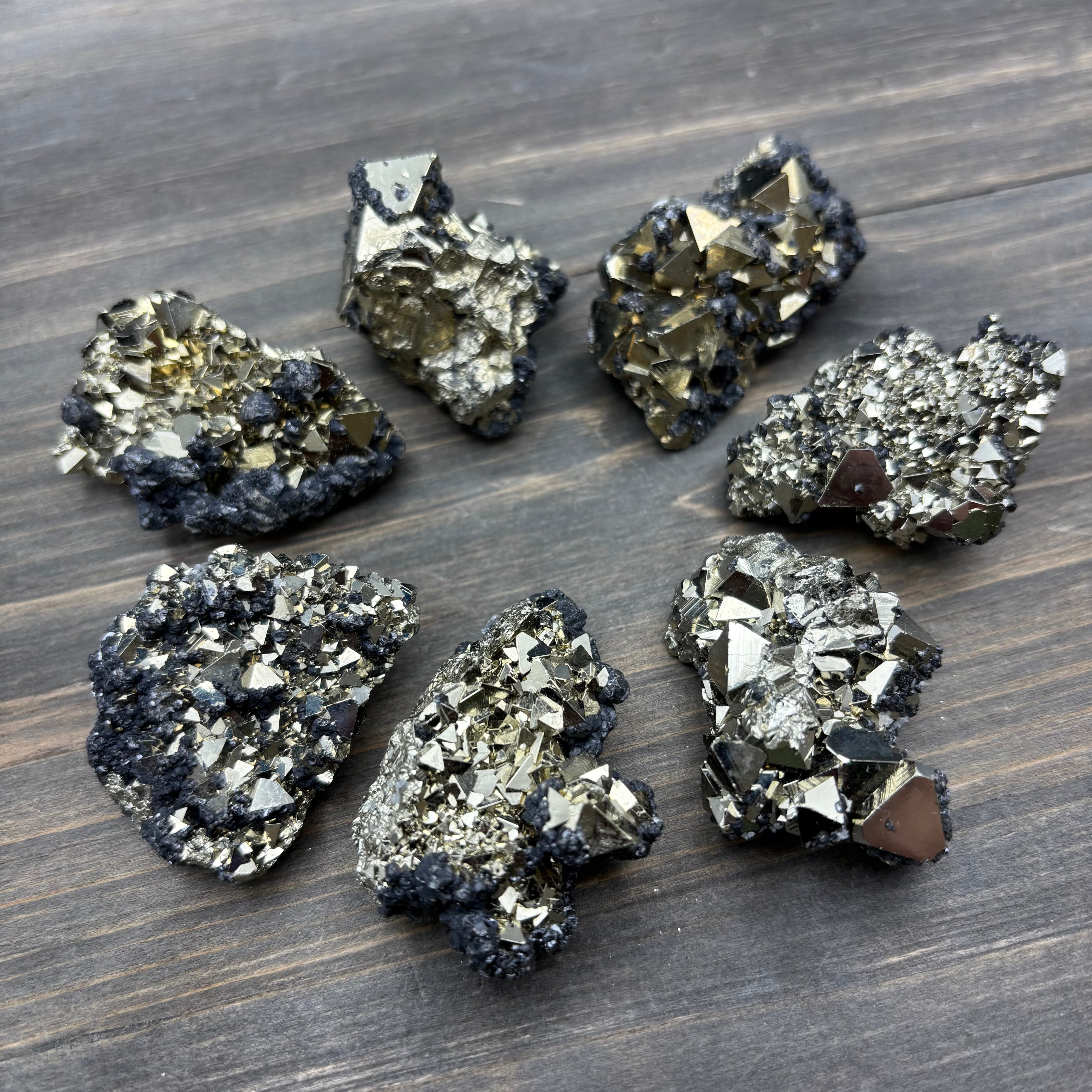 Crystalline Pyrite with Sphalerite
