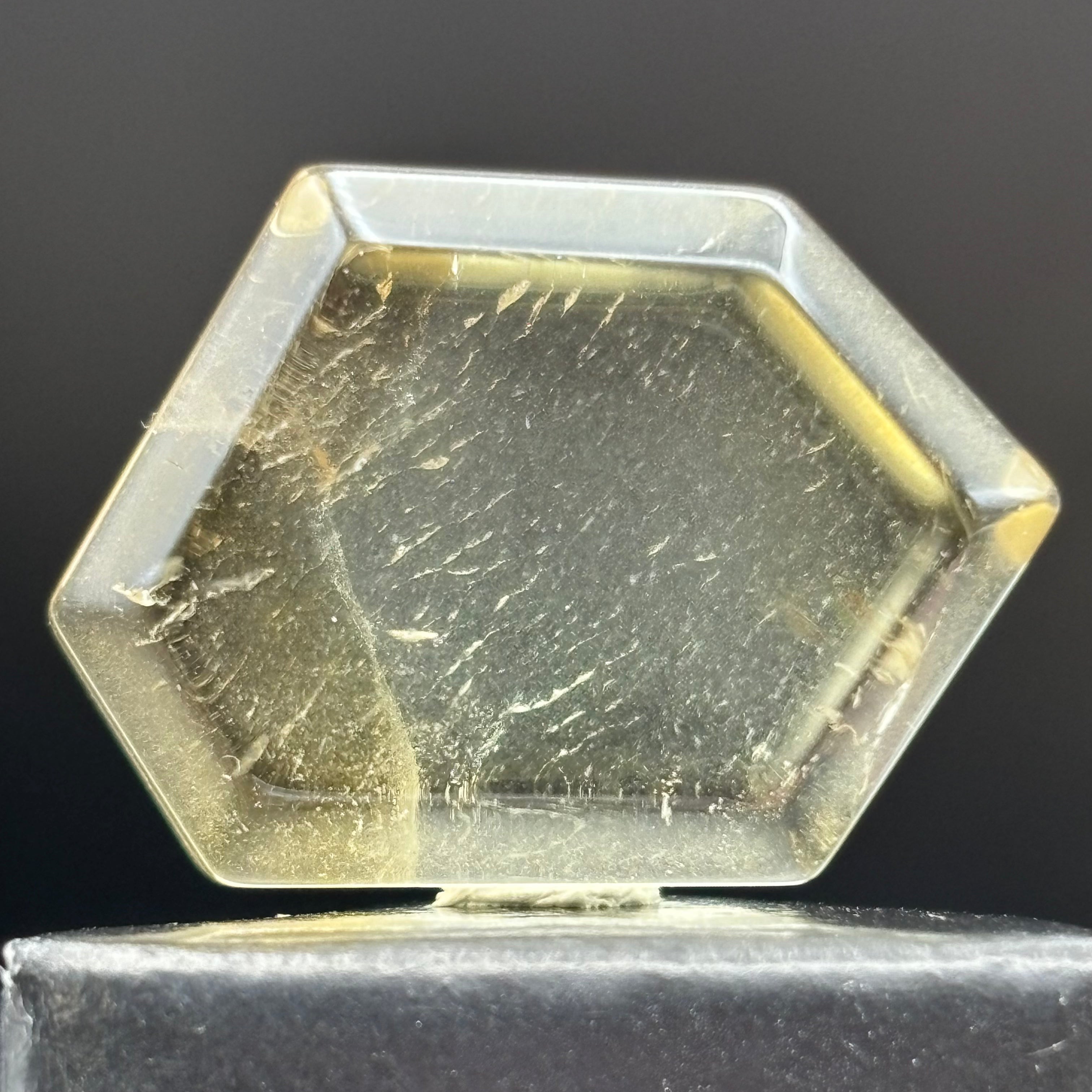 Citrine Crystal Cross-Section - 009