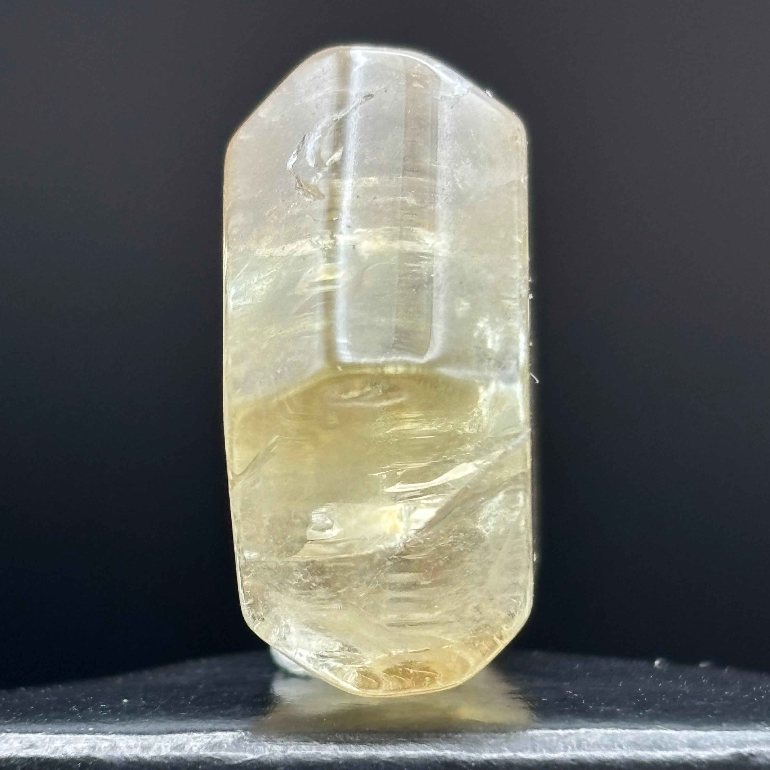 Citrine Crystal Cross-Section - 016
