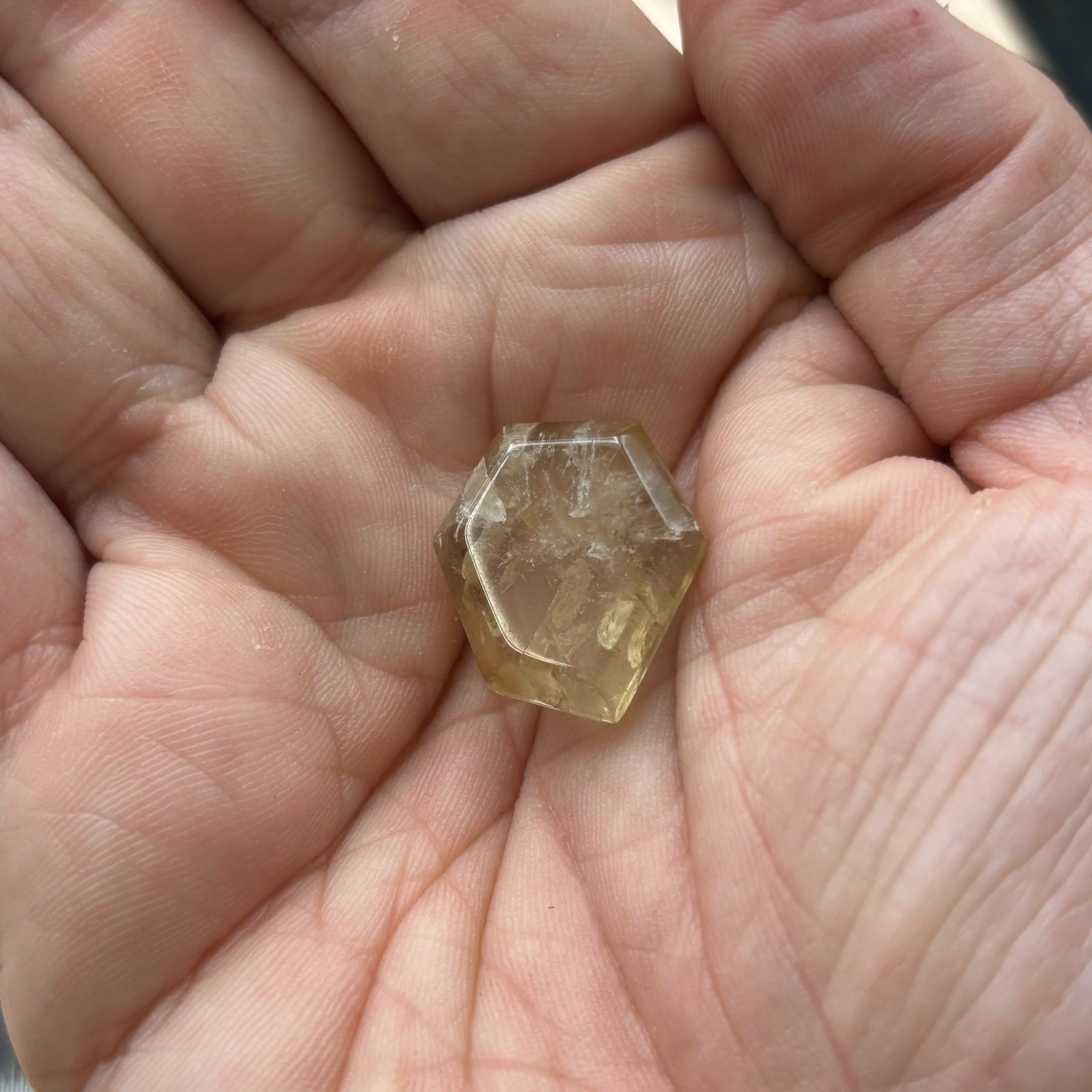 Citrine Crystal Cross-Section - 016