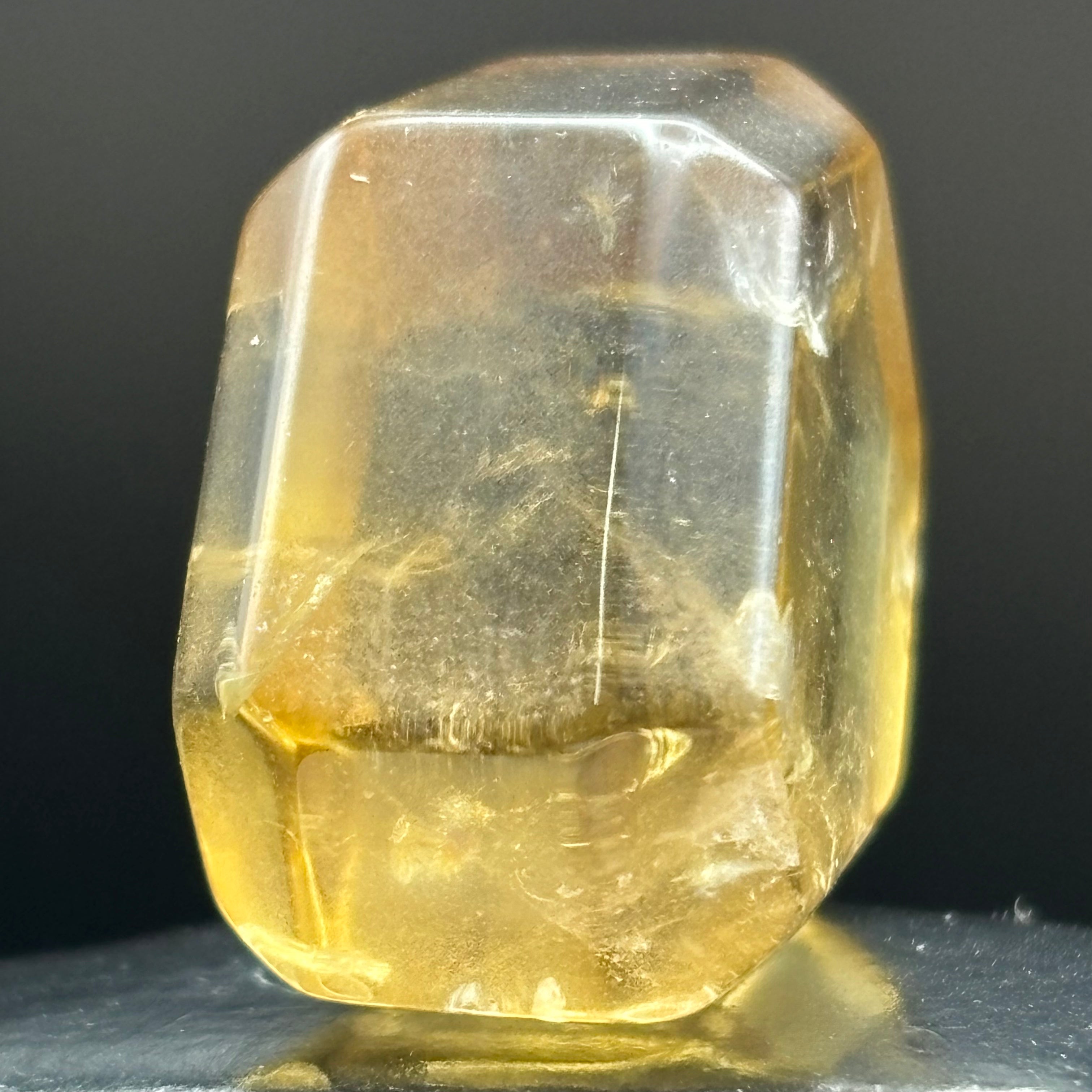 Citrine Crystal Cross-Section - 028