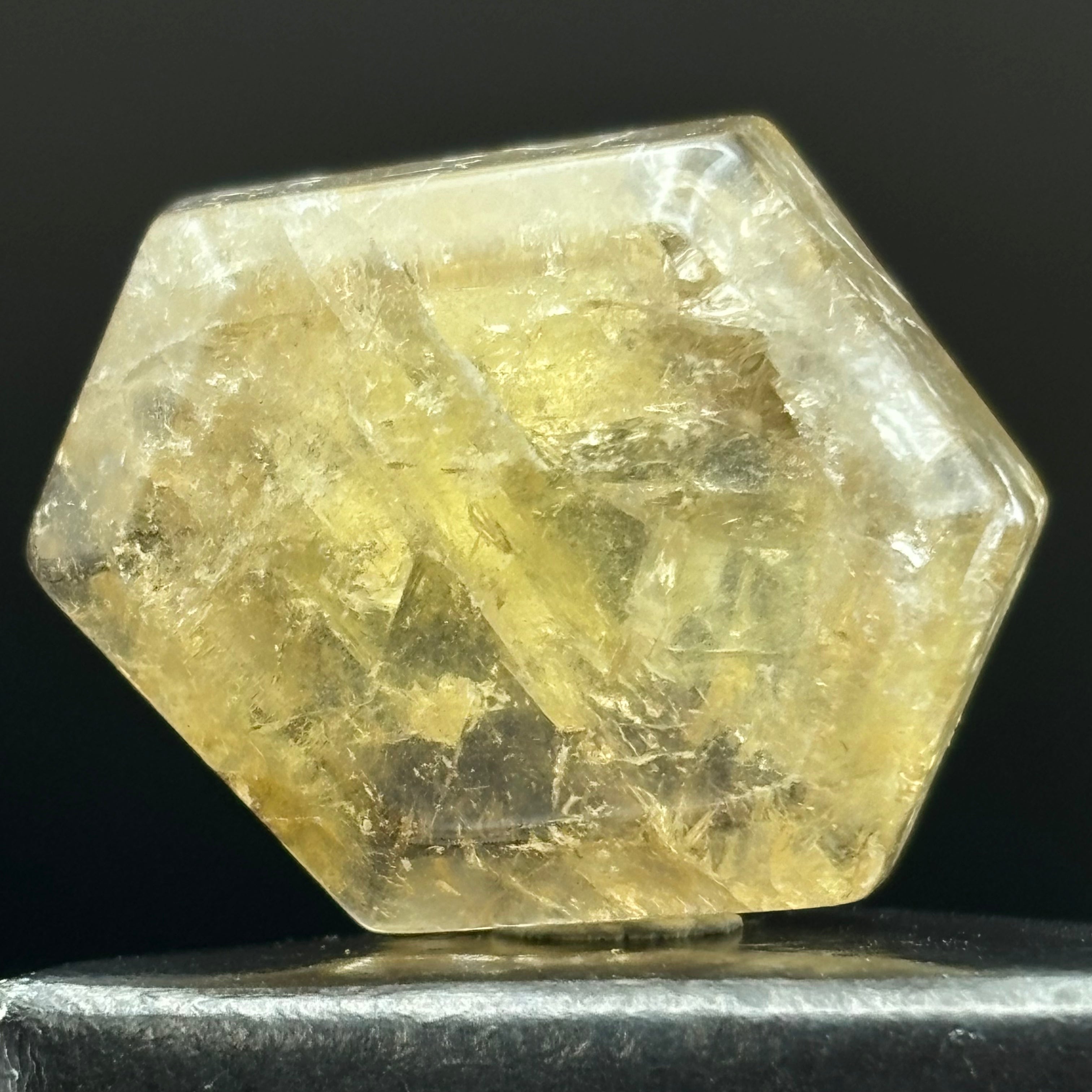 Citrine Crystal Cross-Section - 031