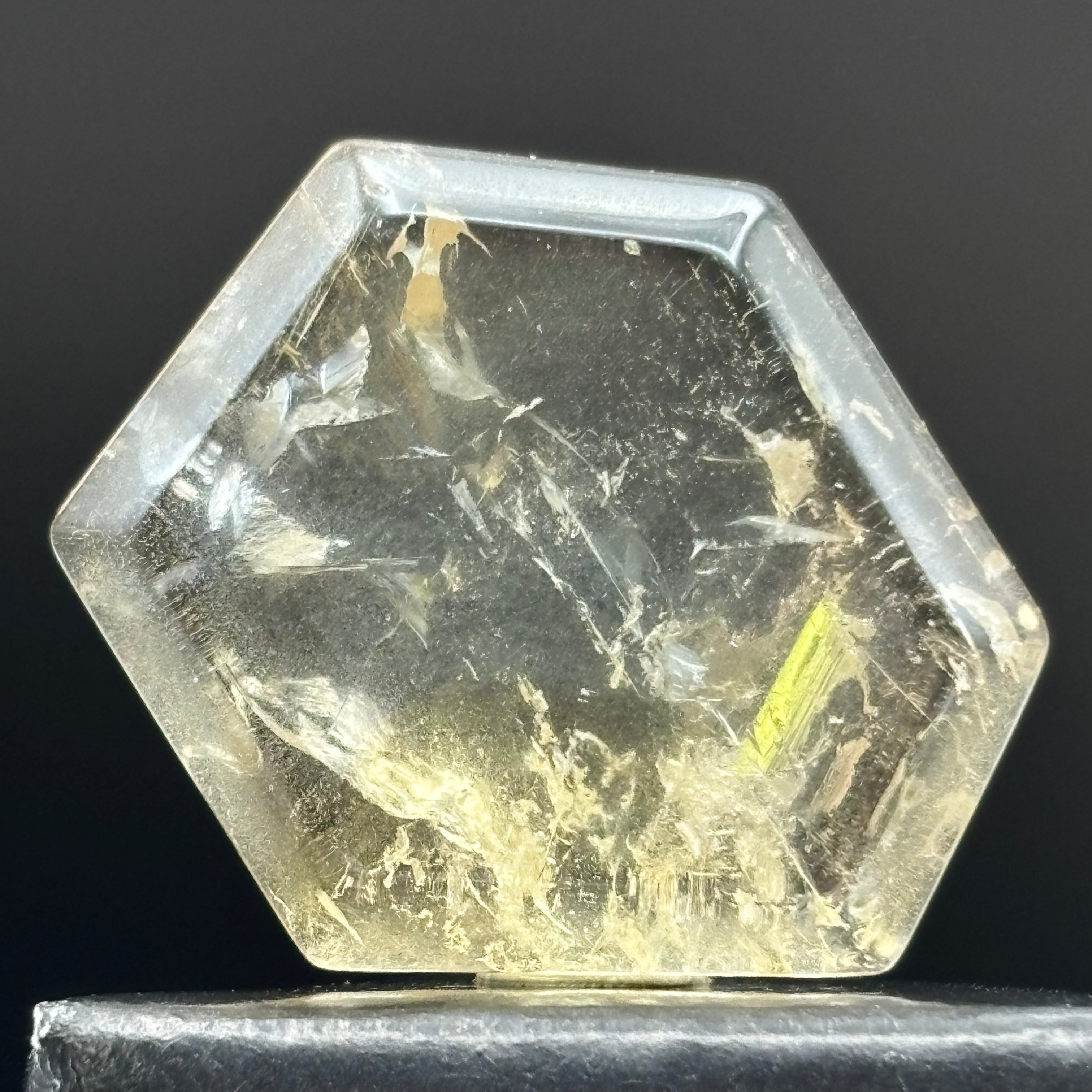 Citrine Crystal Cross-Section - 032