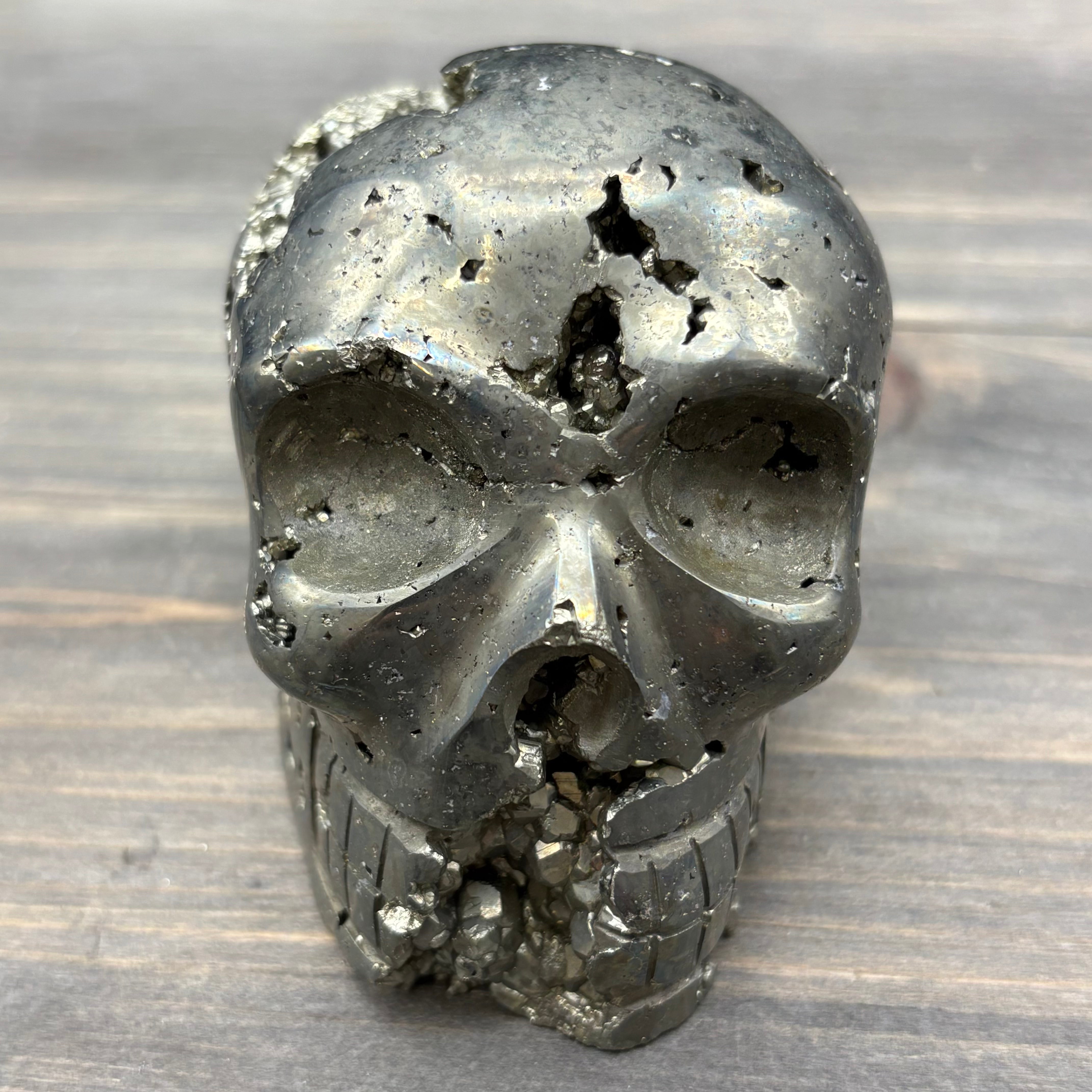 Pyrite Crystal Skull - 022