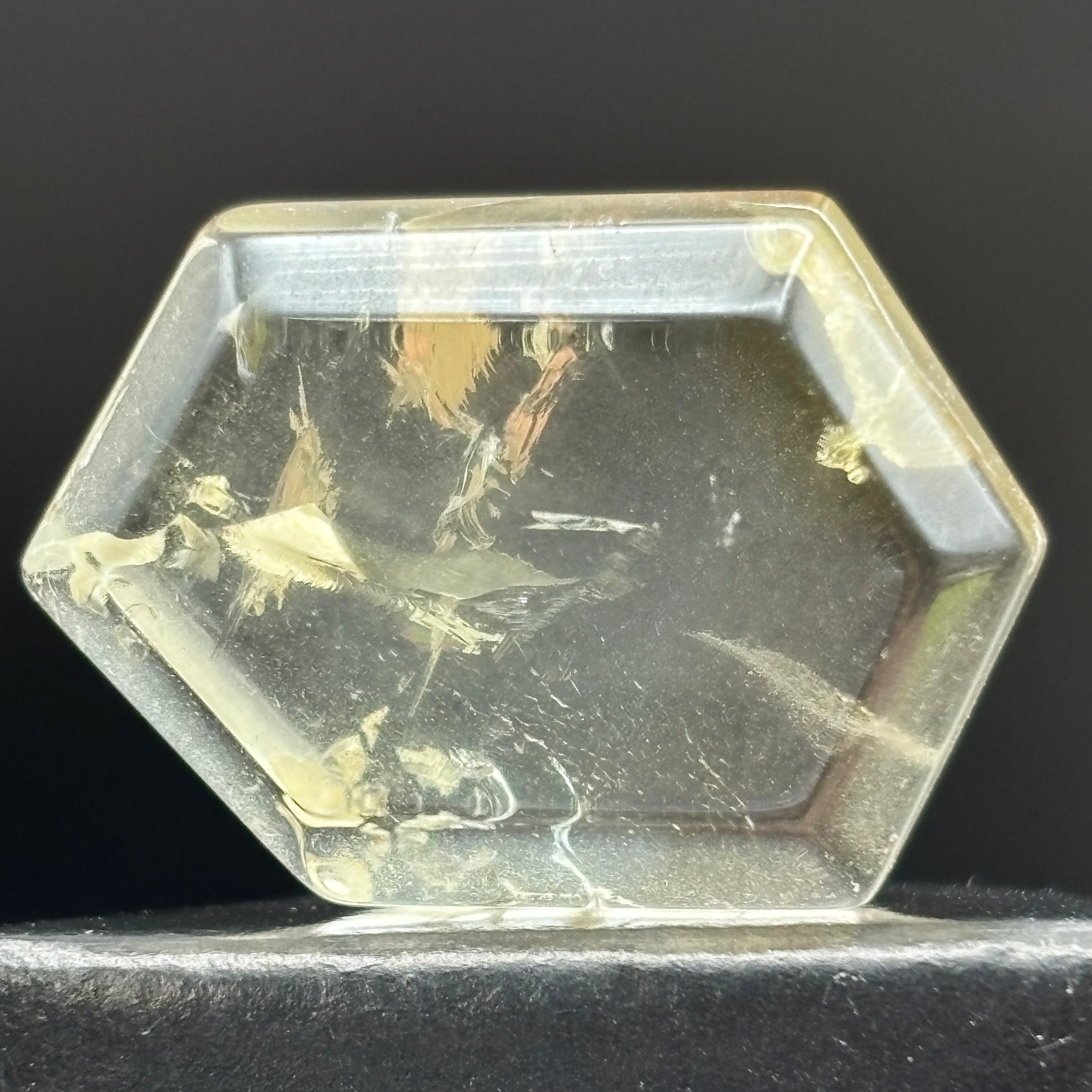 Citrine Crystal Cross-Section - 037