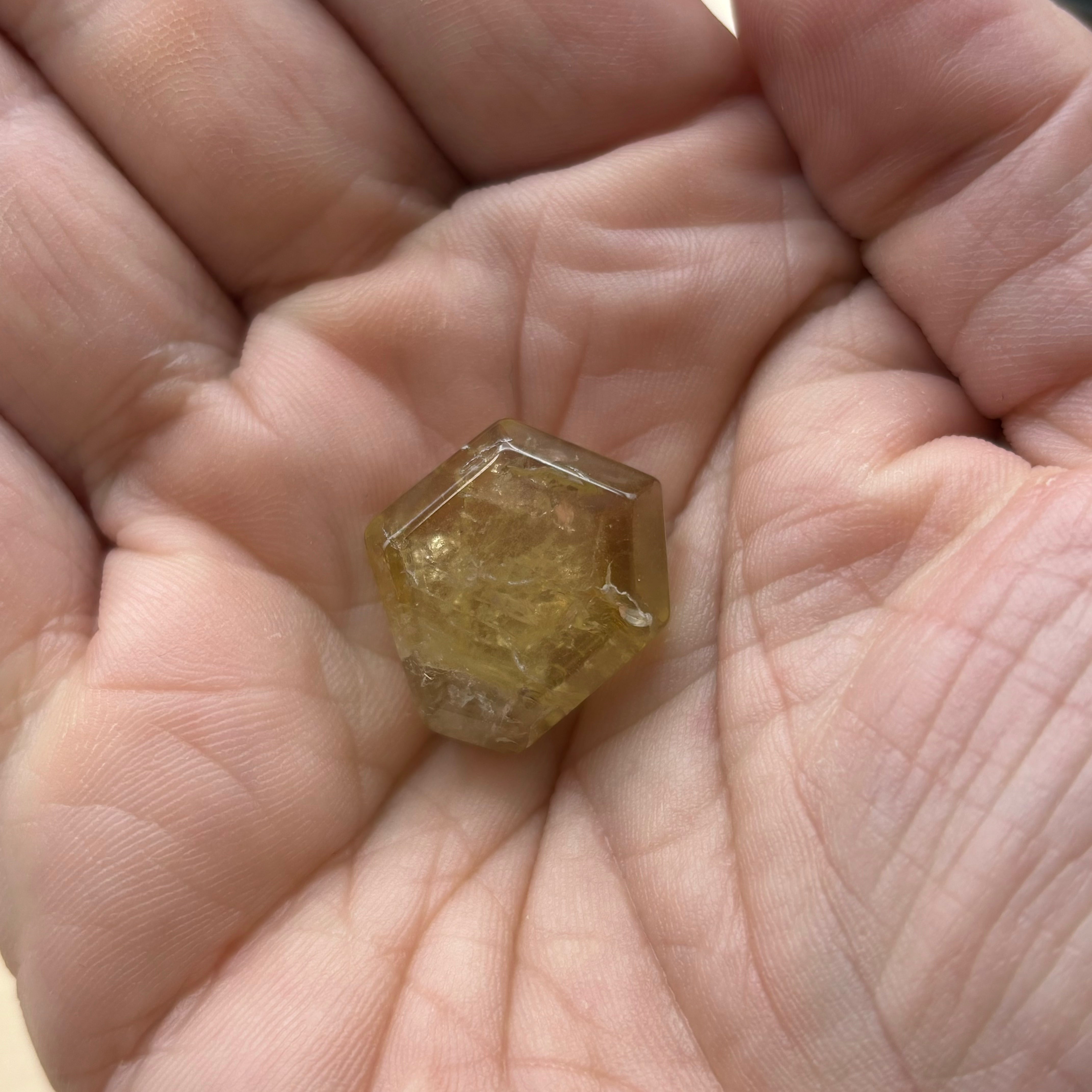 Citrine Crystal Cross-Section - 047