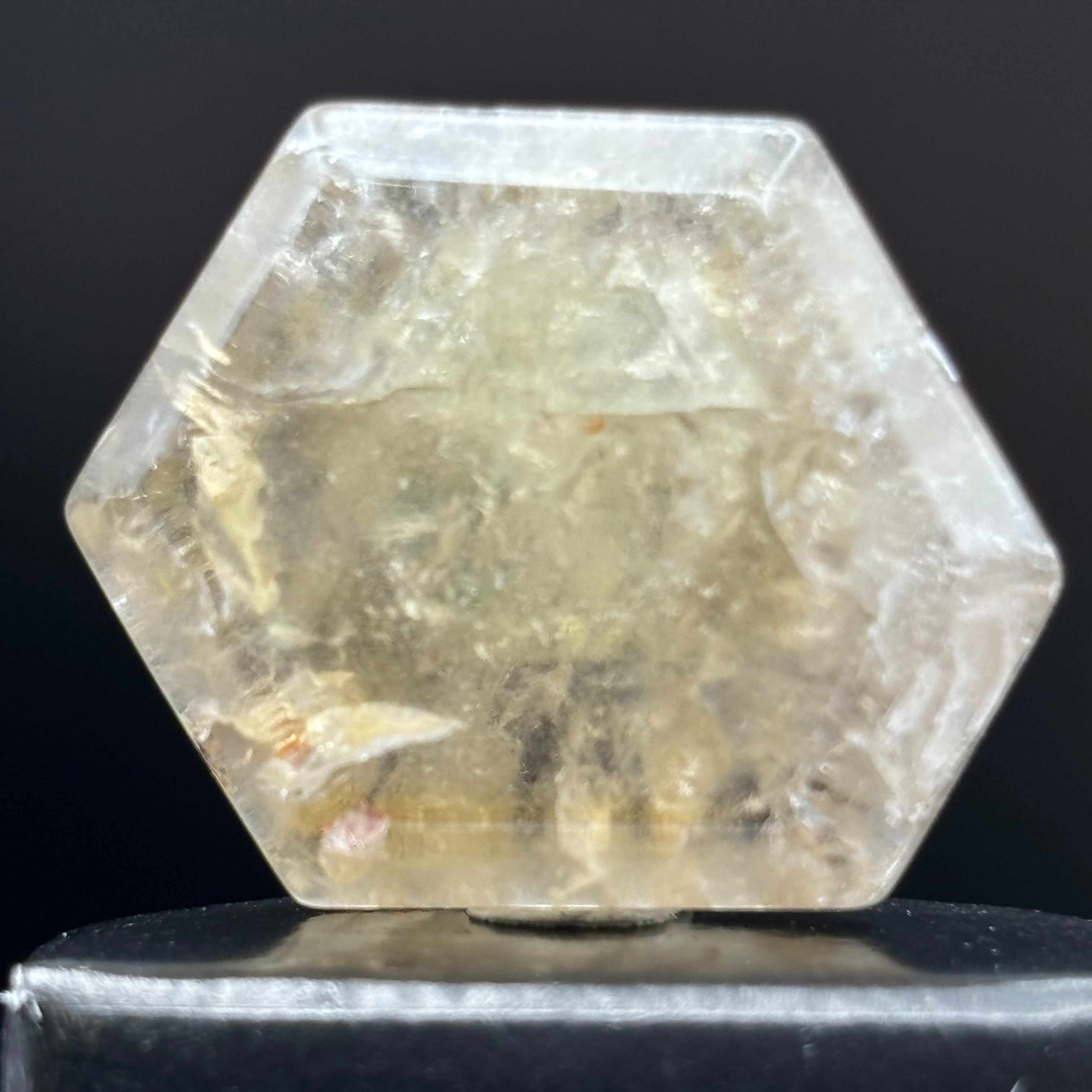 Citrine Crystal Cross-Section - 049