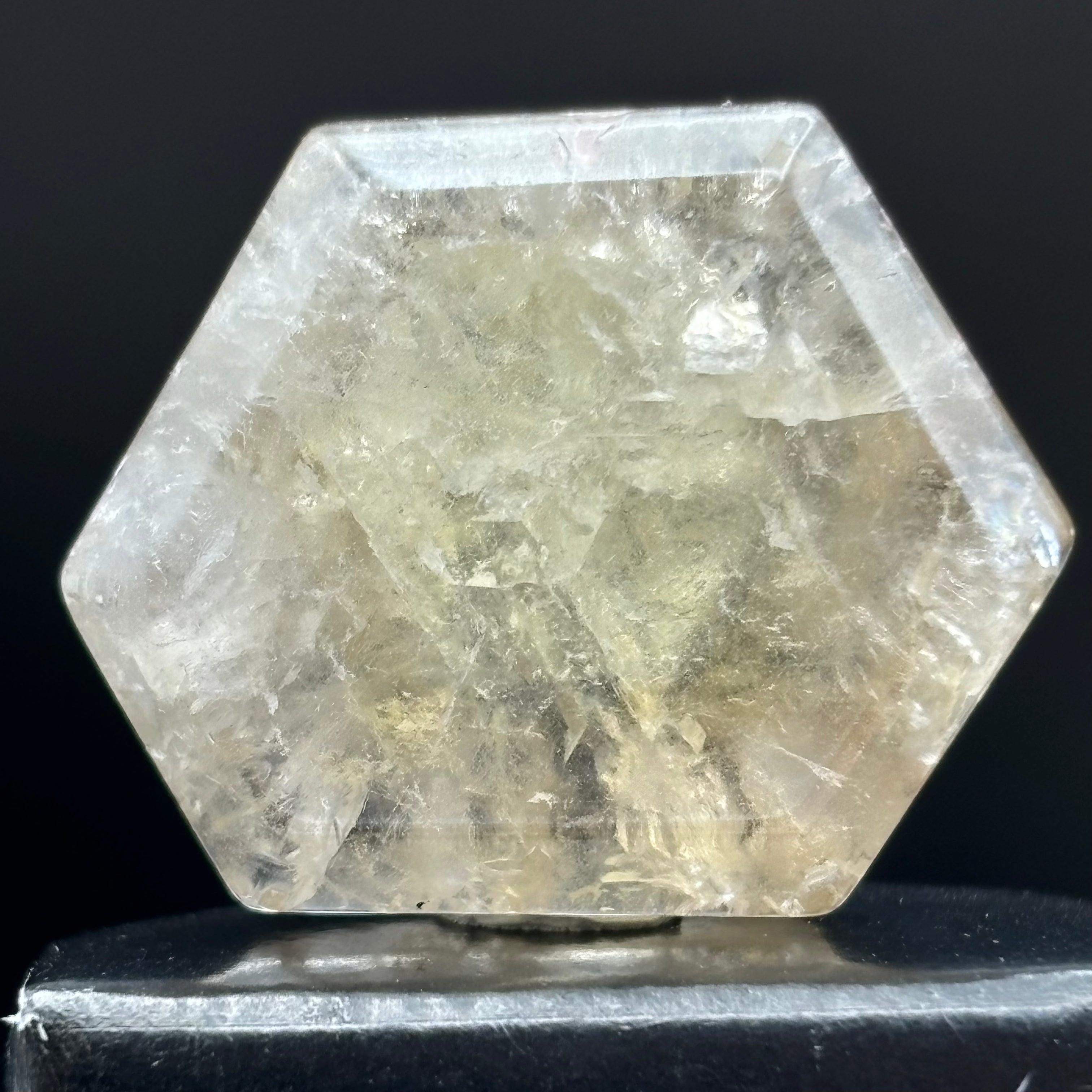 Citrine Crystal Cross-Section - 049