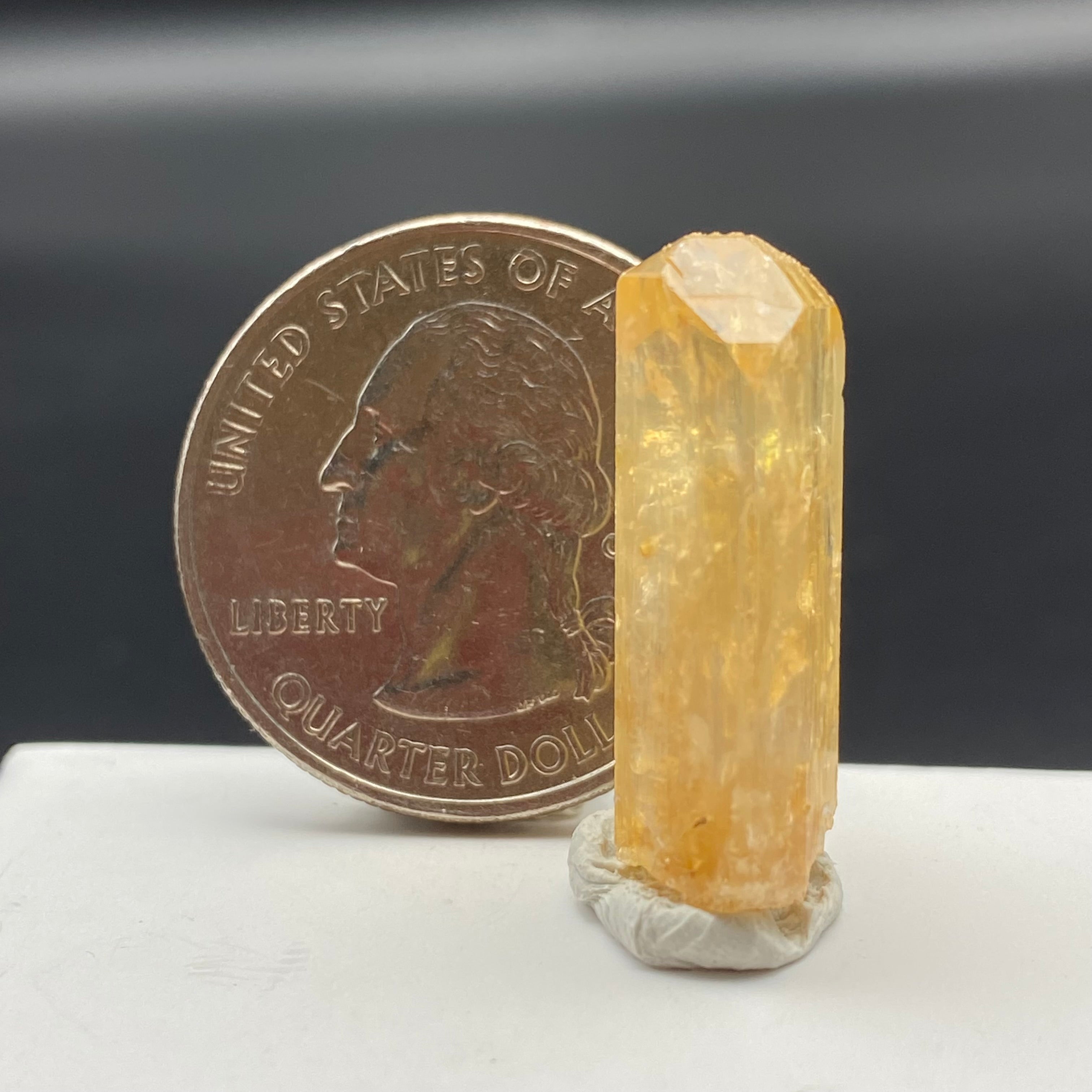 Imperial Topaz Natural Full Terminated Crystal - 098