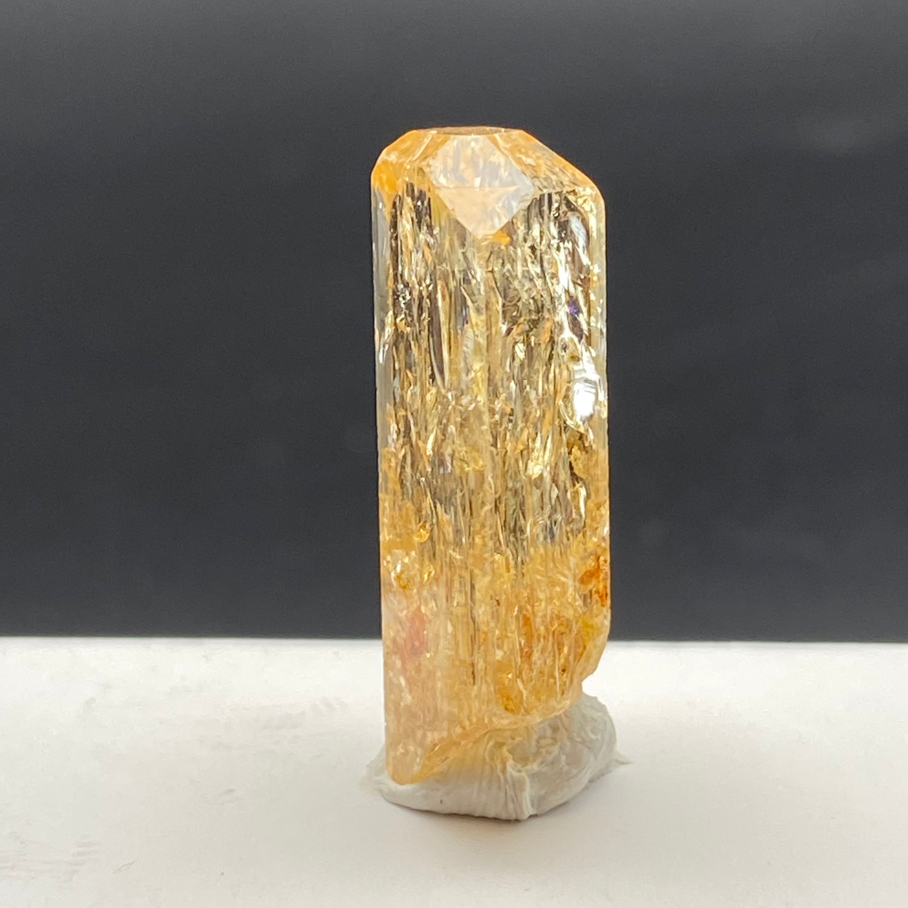 Imperial Topaz Natural Full Terminated Crystal - 110