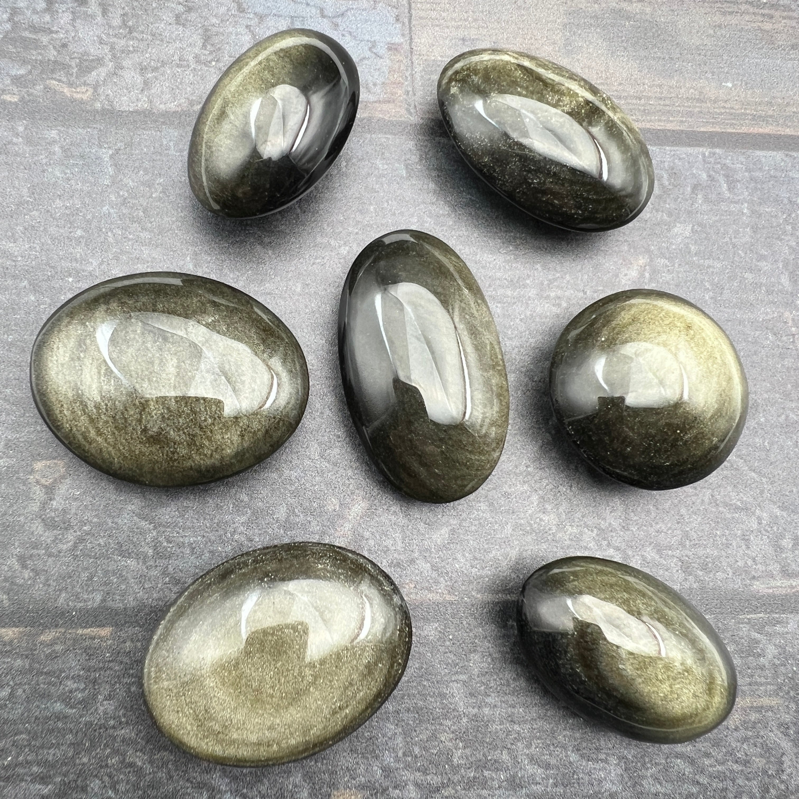 Gold Sheen Obsidian Talisman