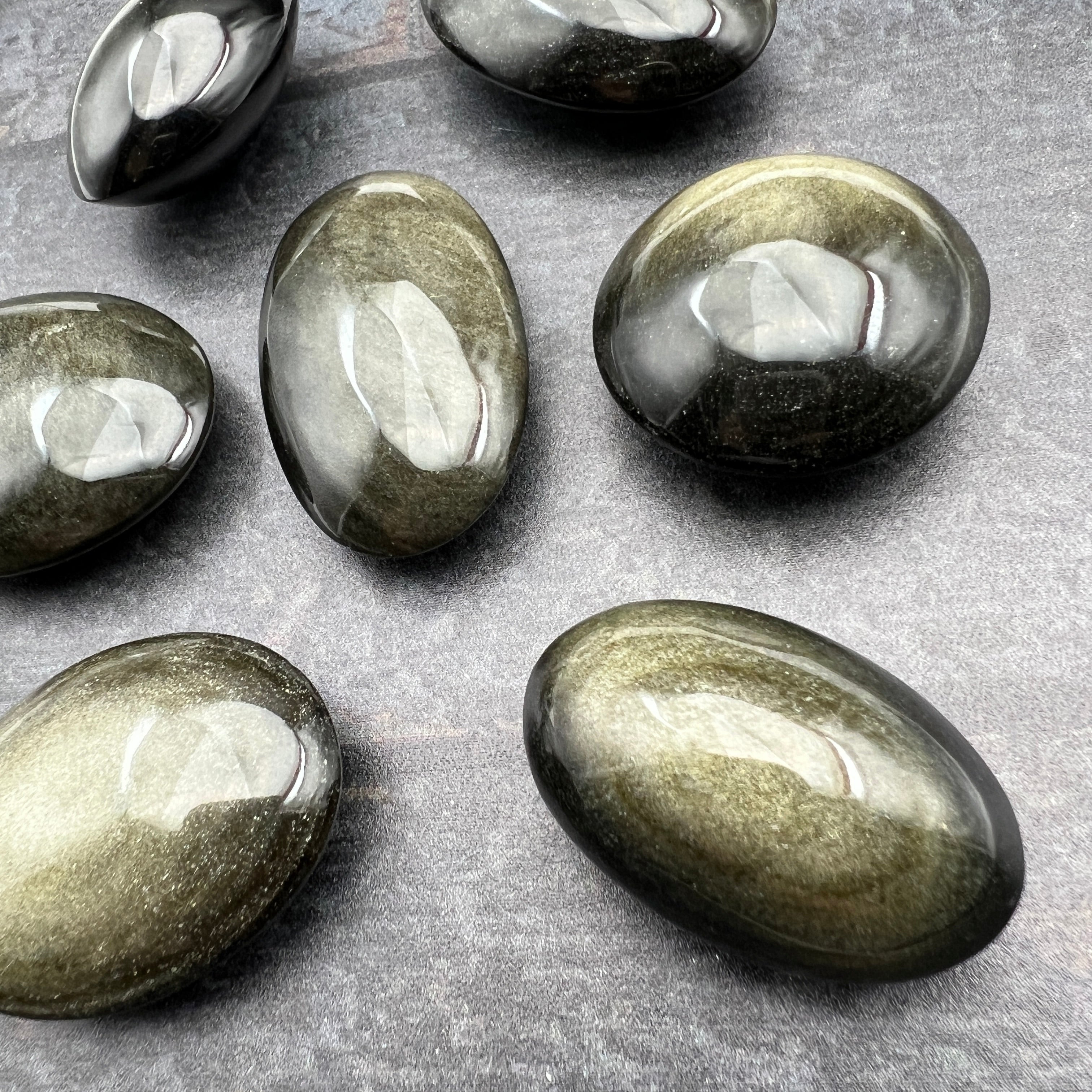 Gold Sheen Obsidian Talisman