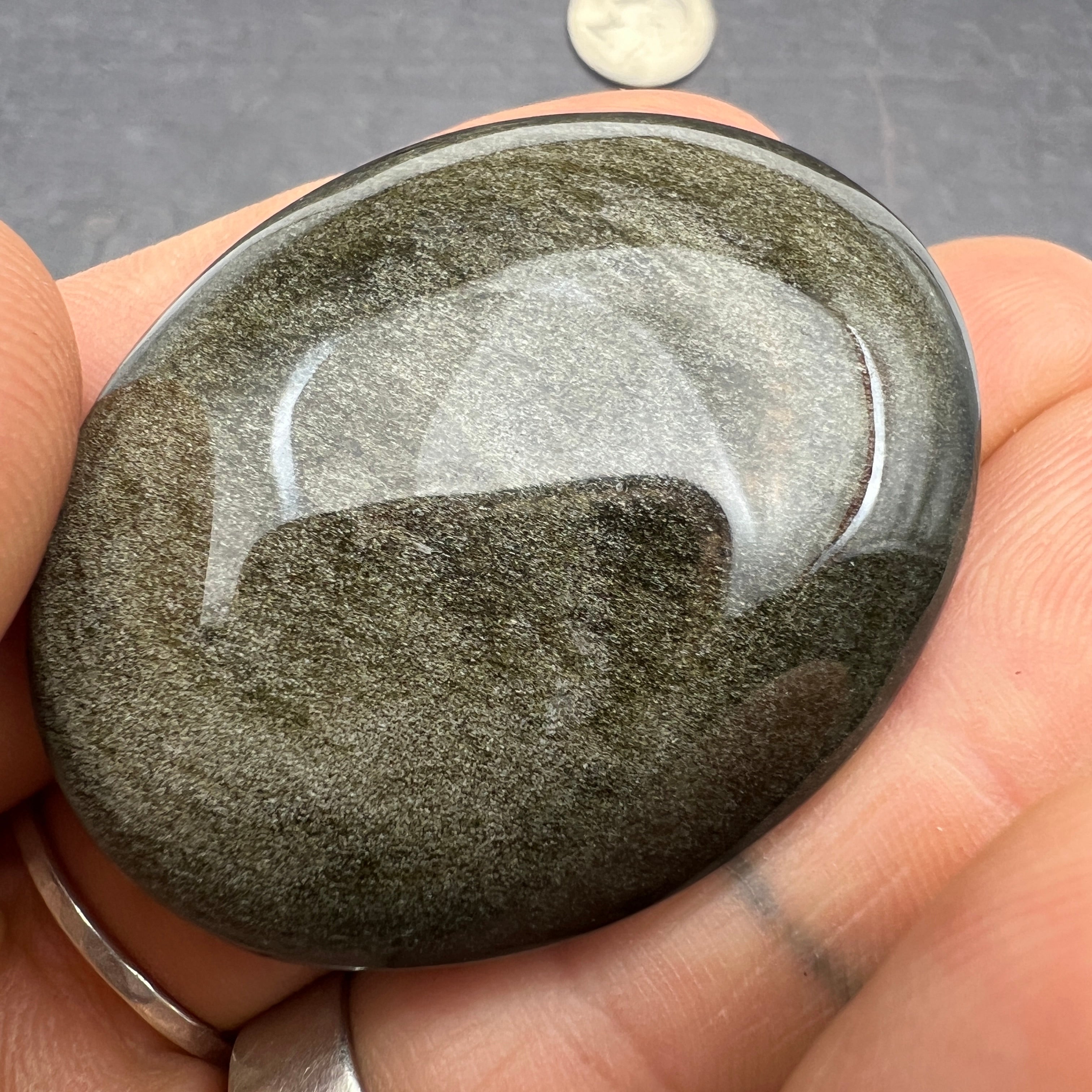Gold Sheen Obsidian Talisman