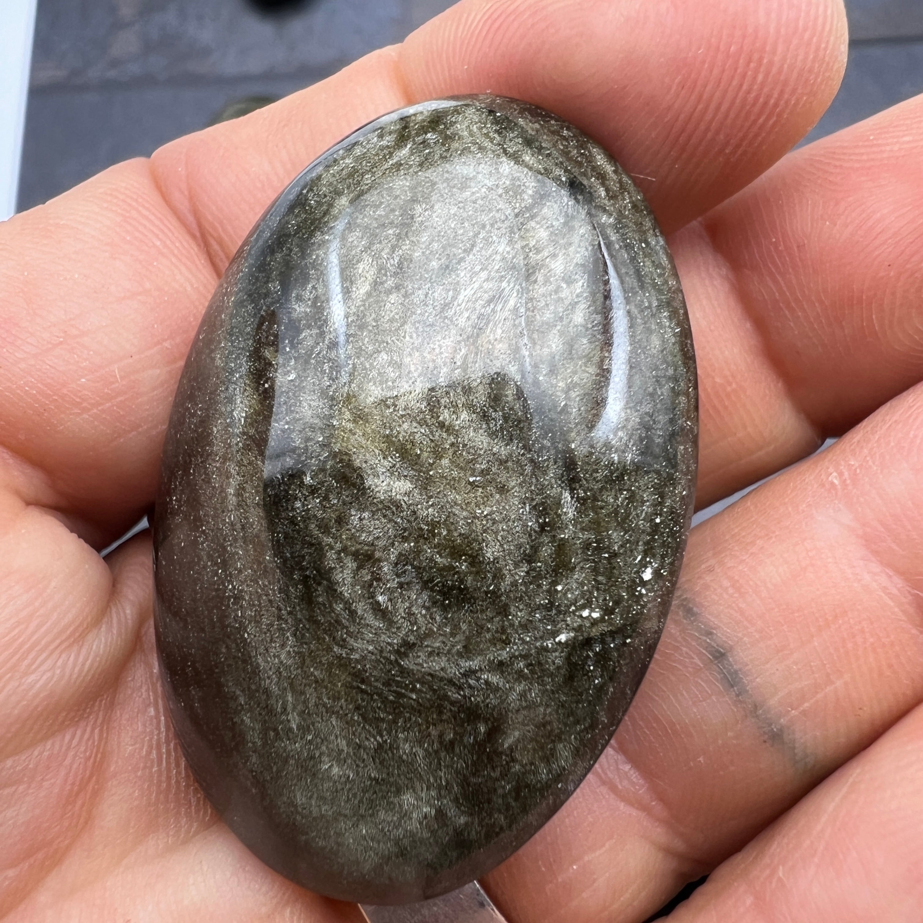 Gold Sheen Obsidian Talisman