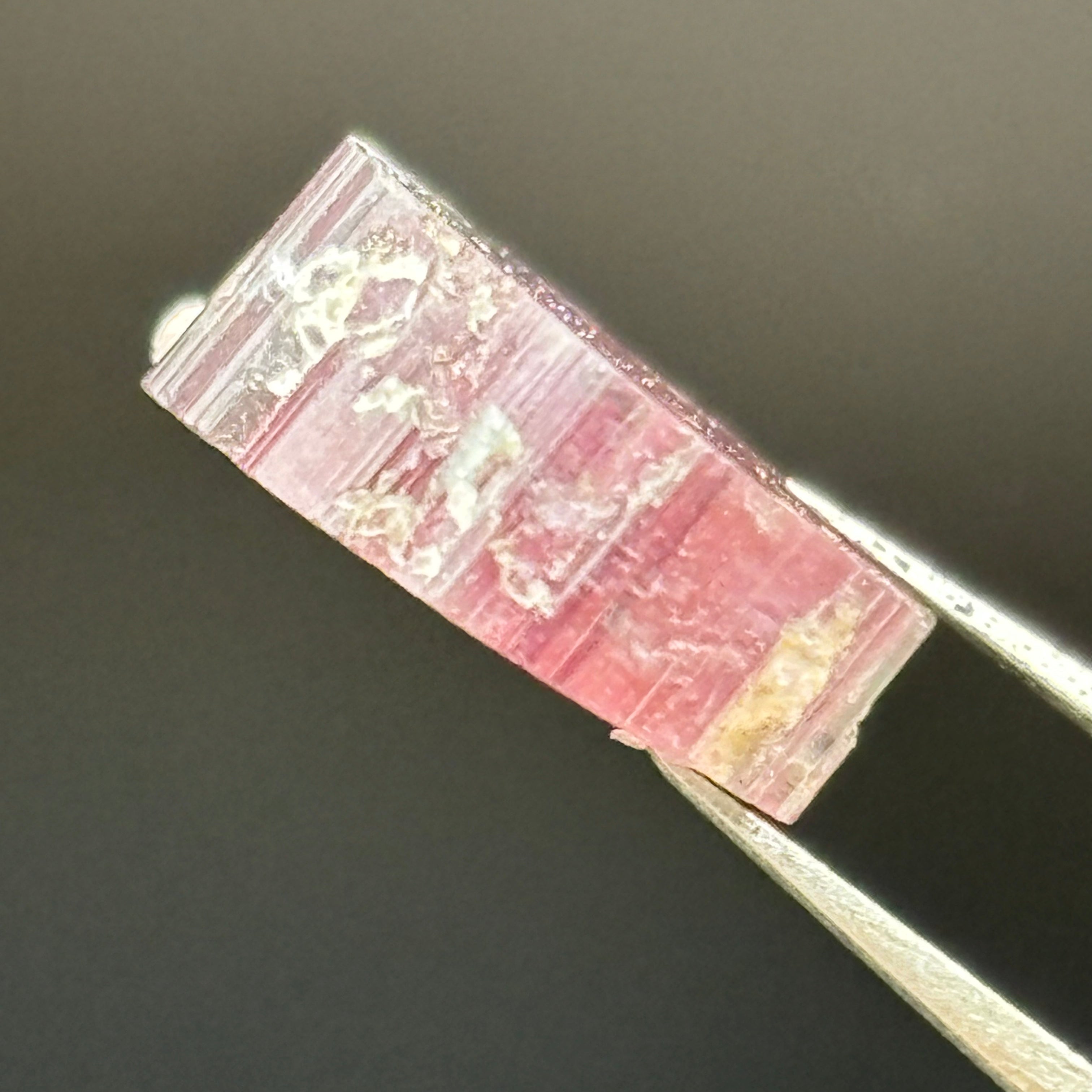 Watermelon Tourmaline Crystal Slice - 004