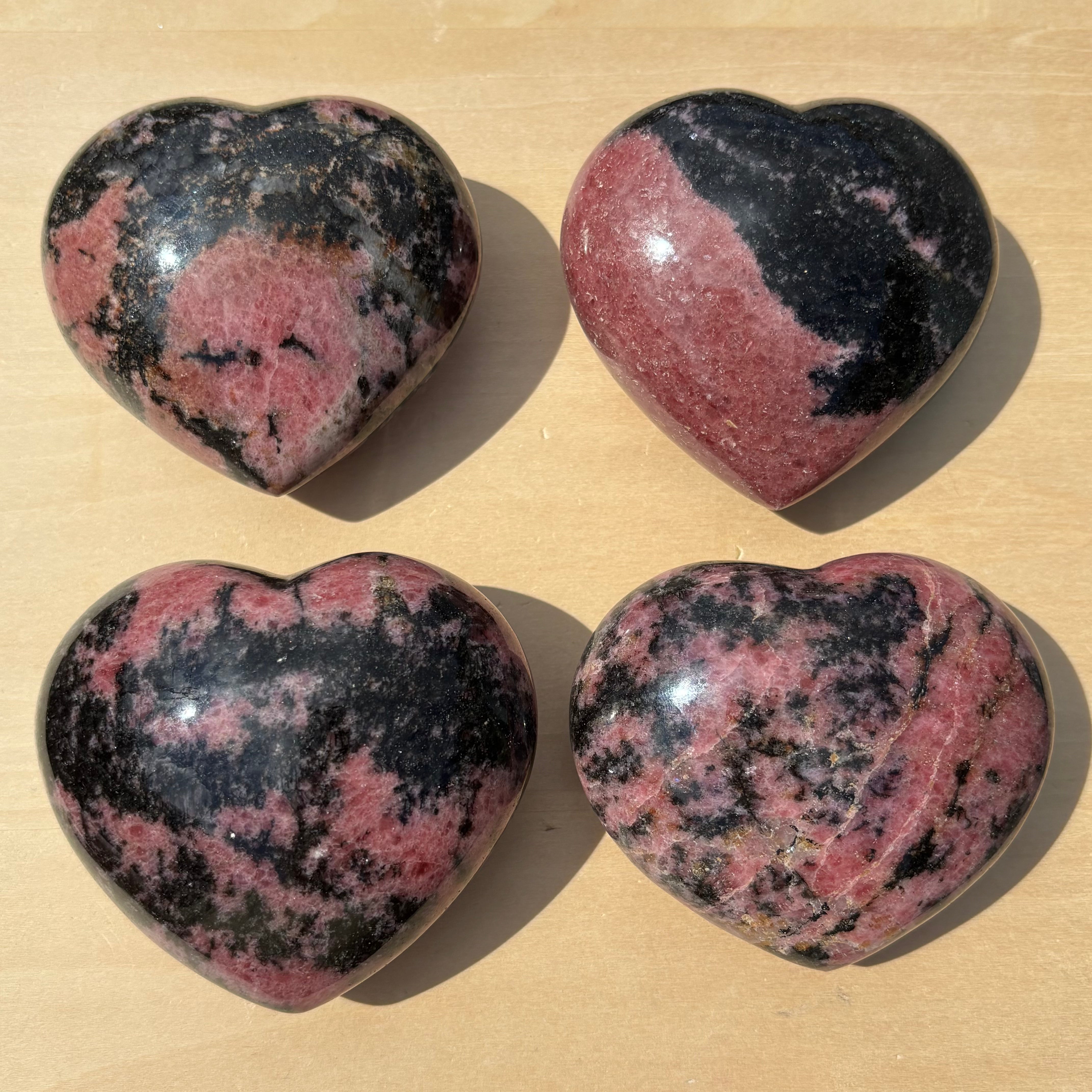 Rhodonite Heart