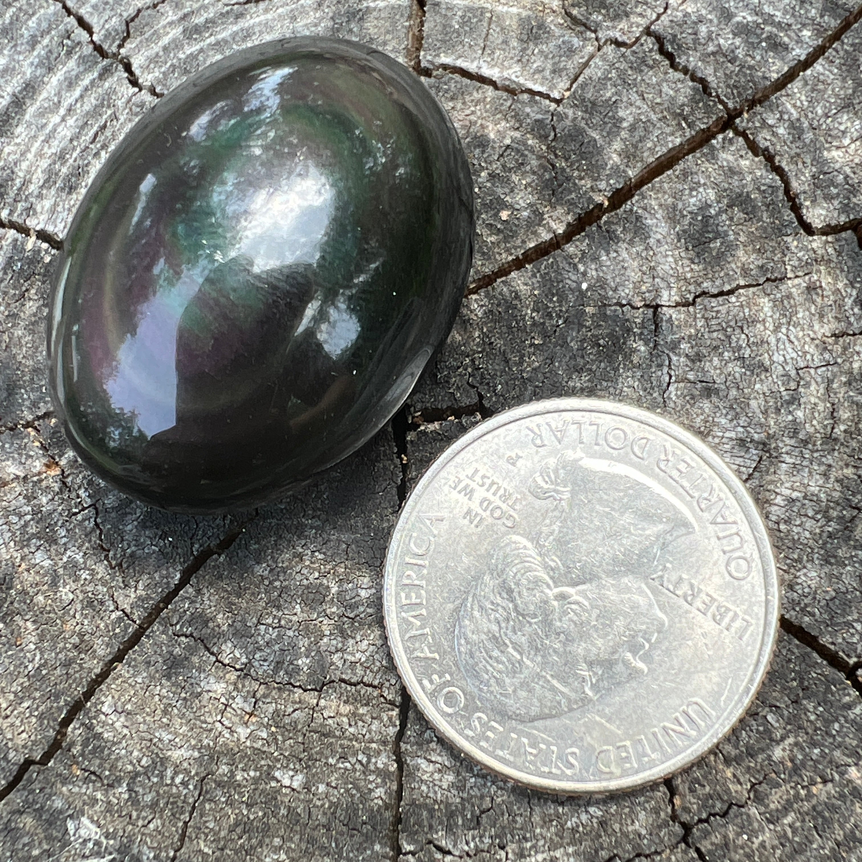 Rainbow Obsidian Talisman - 061